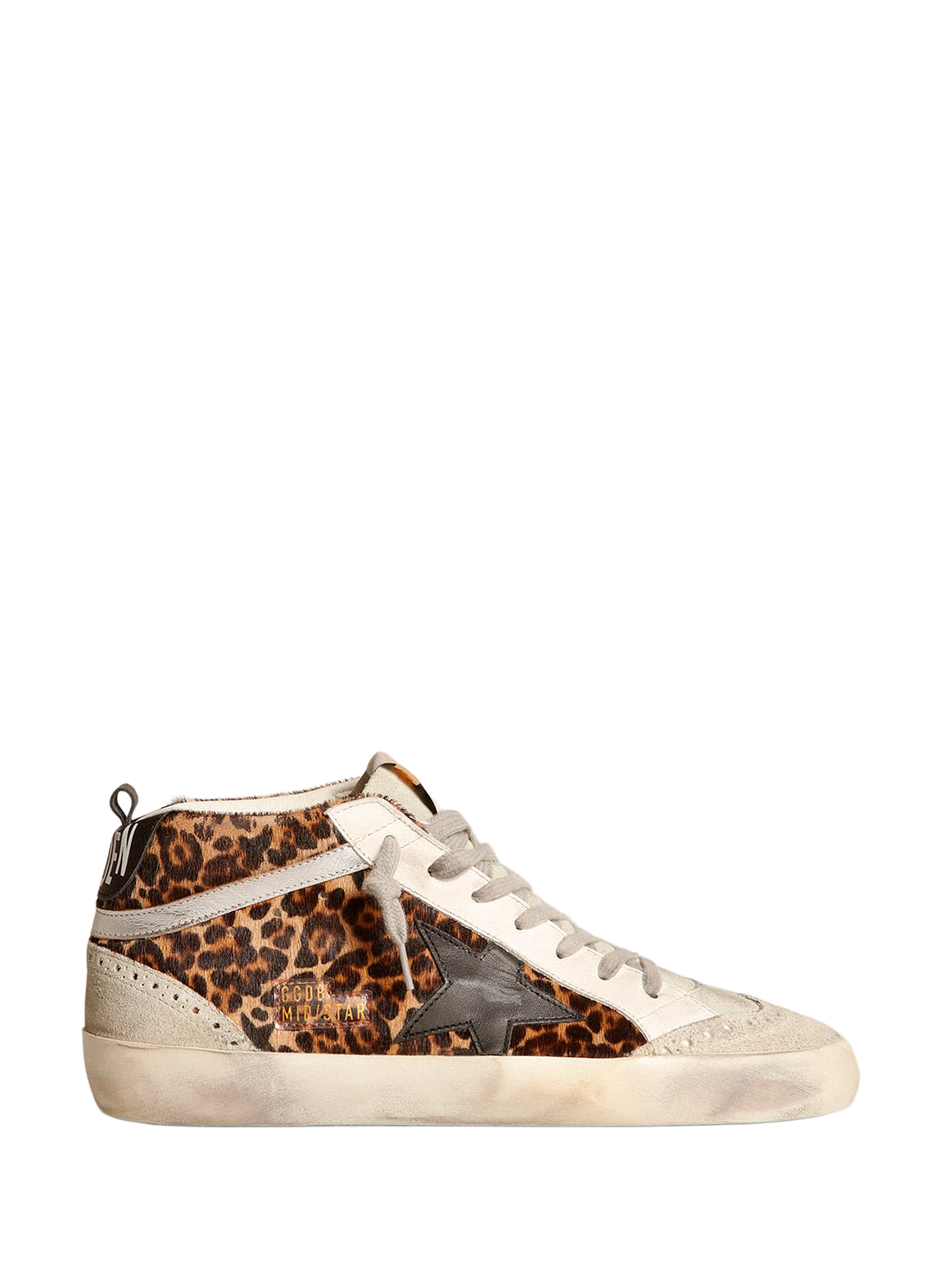 Leopard Print Leather Sneakers GOLDEN GOOSE Multicolour