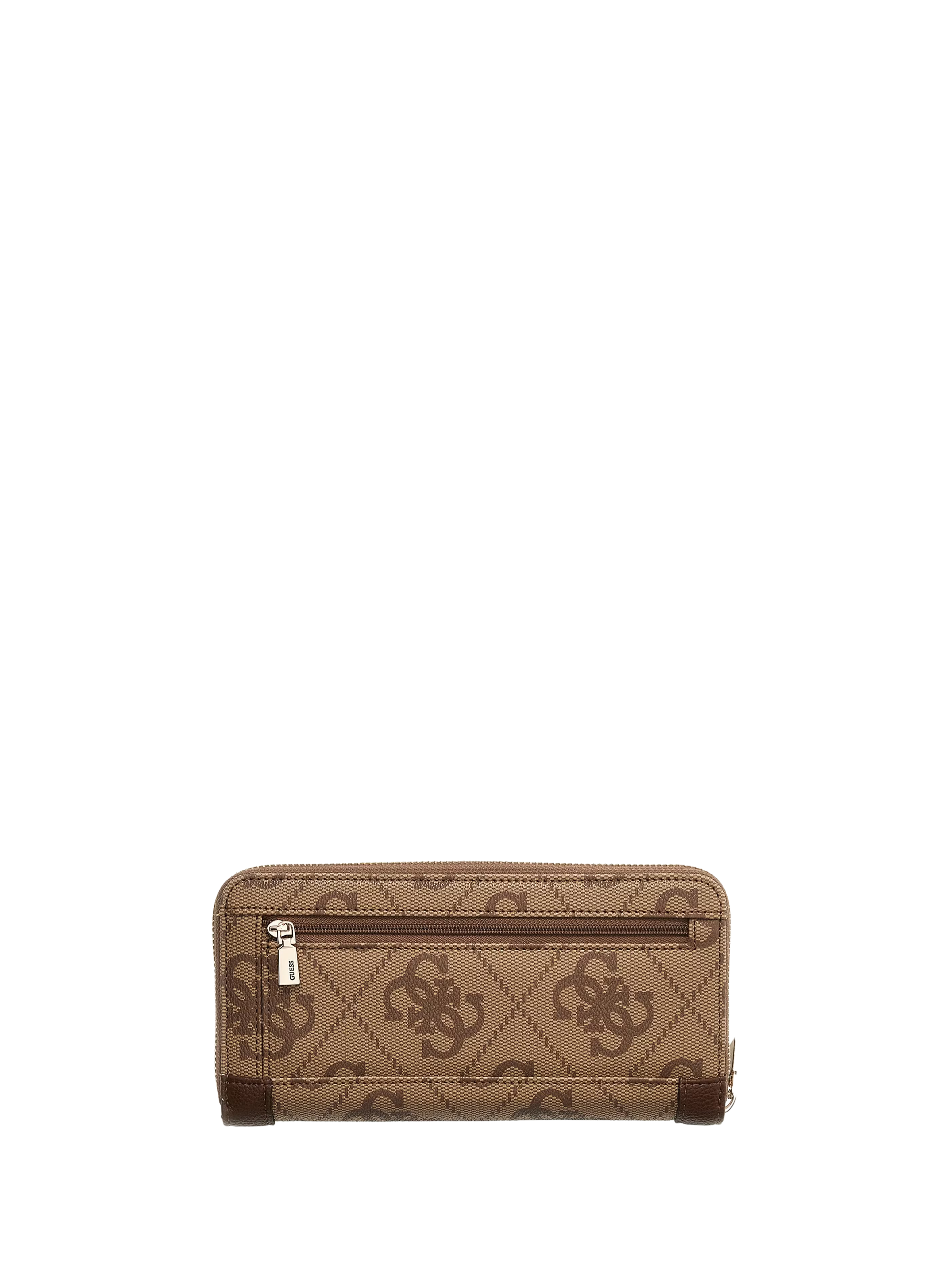 Portefeuille monogrammé effet cuir GUESS Marron