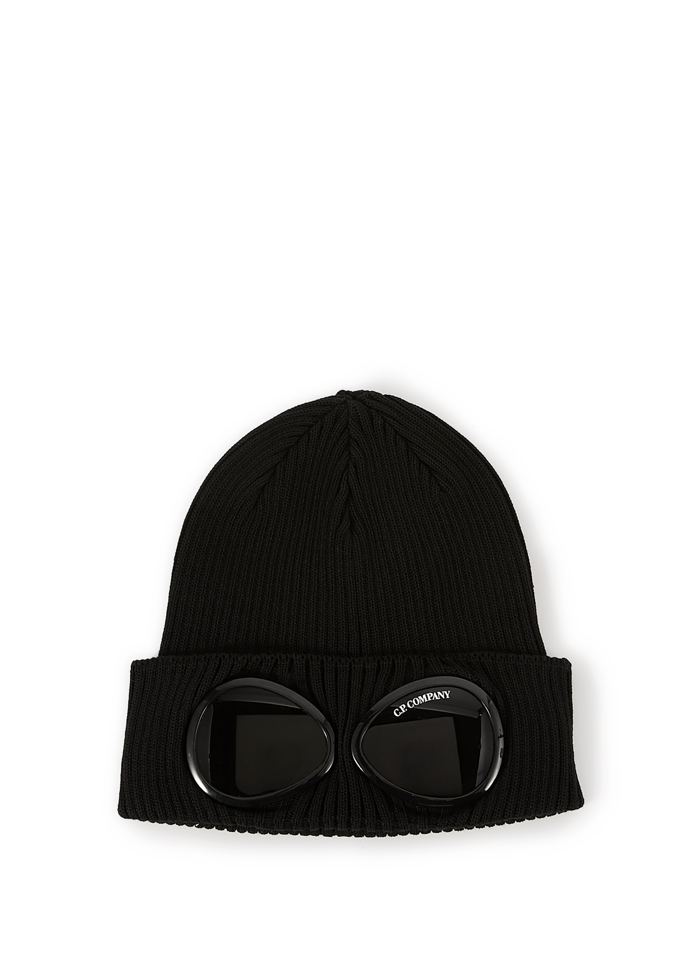 Cotton cap with glasses CP COMPANY Black