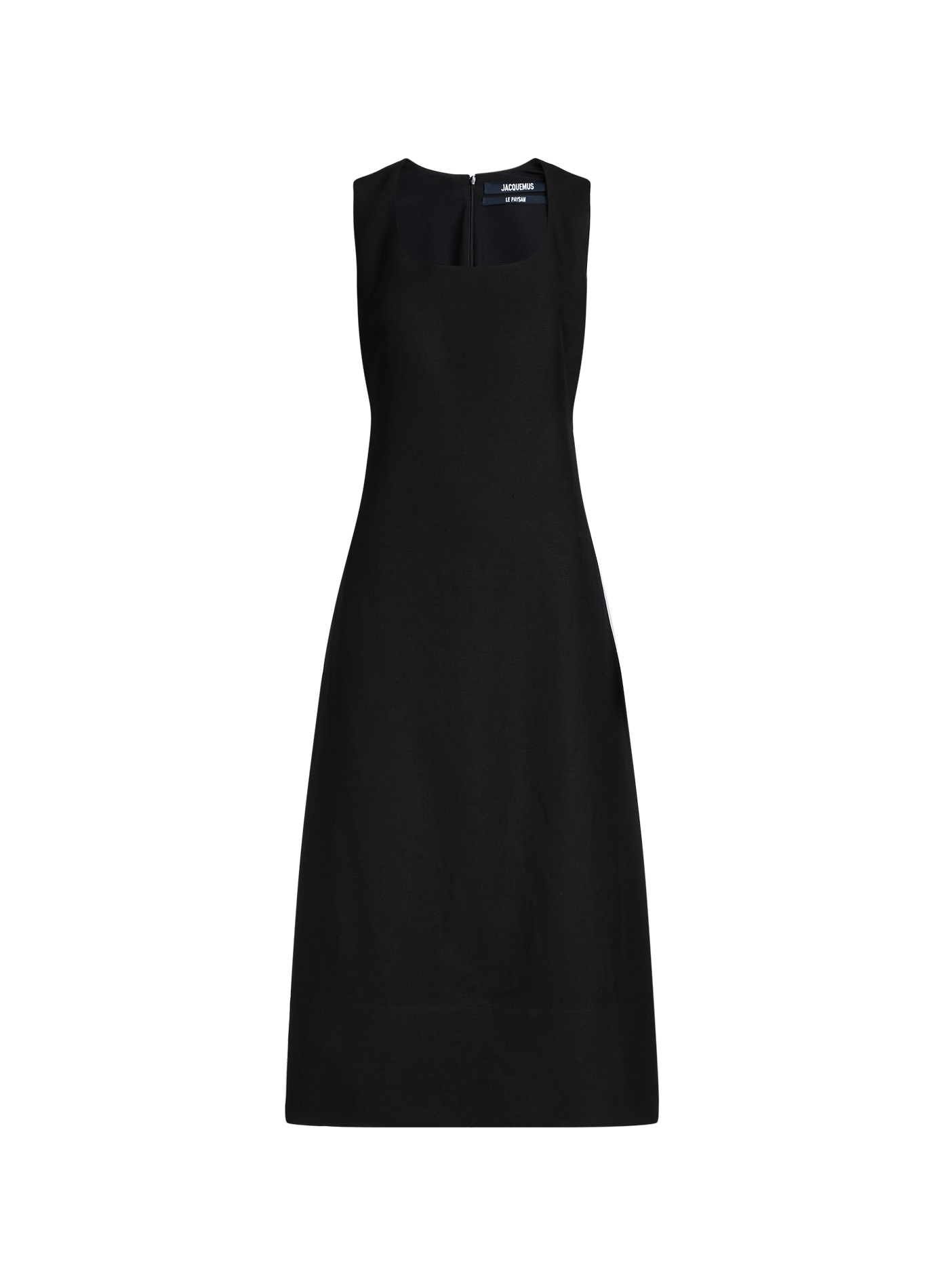 La robe midi Tablier  JACQUEMUS Noir