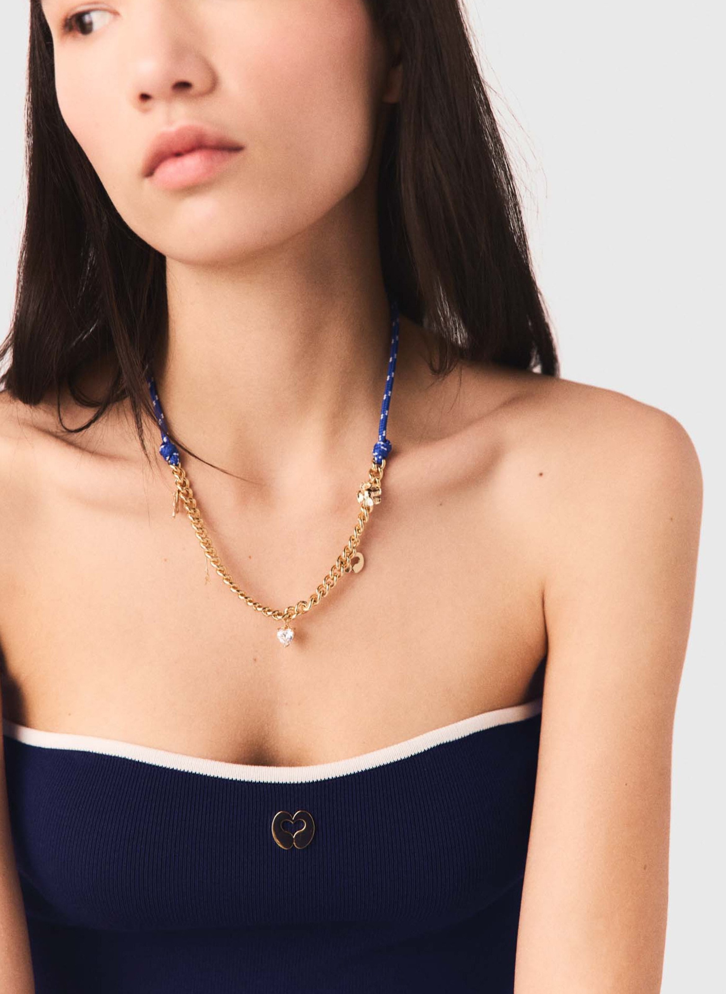 Collier en laiton MAJE Doré