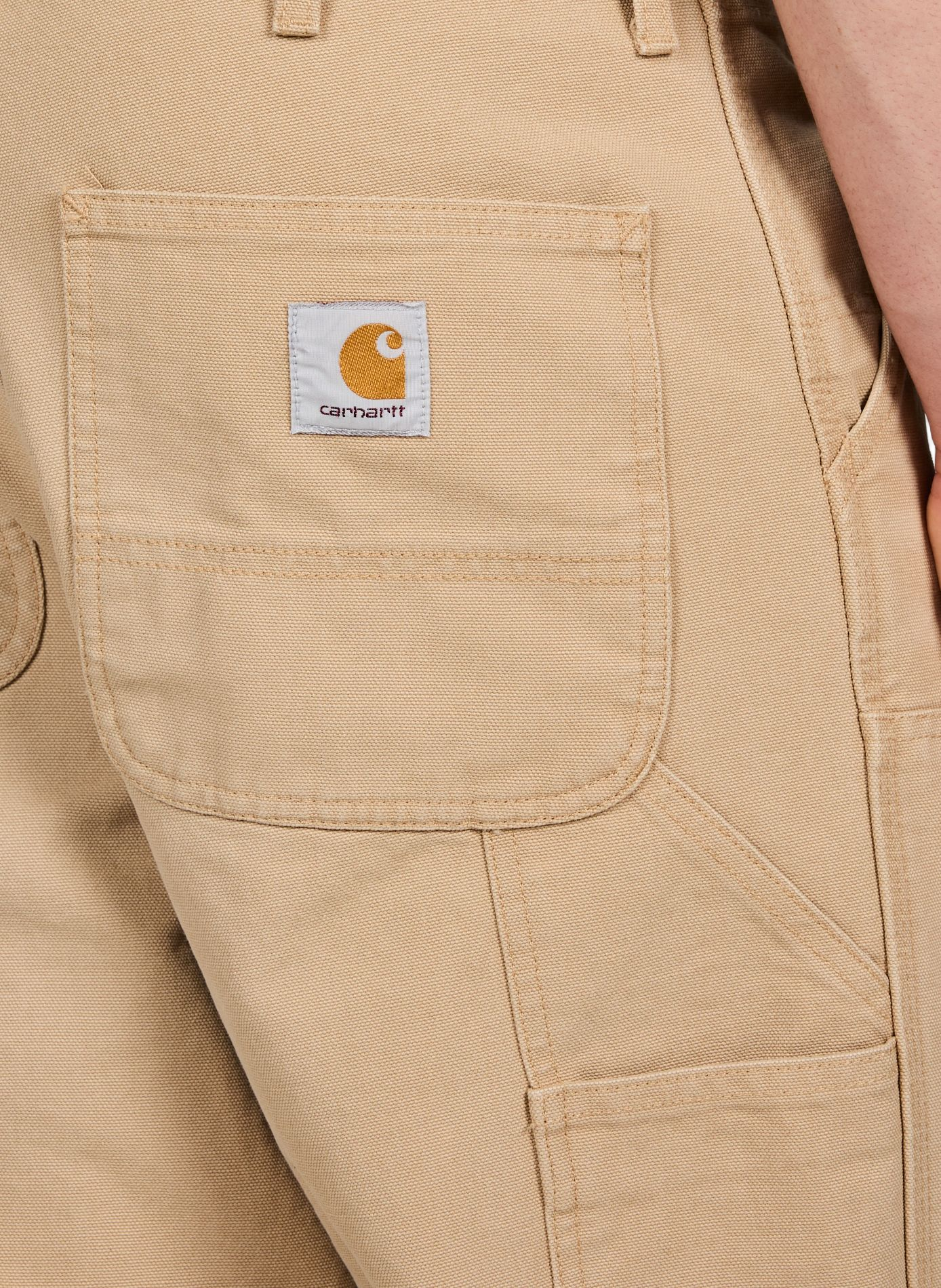 Pantaloni diritti in cotone CARHARTT WIP Marrone