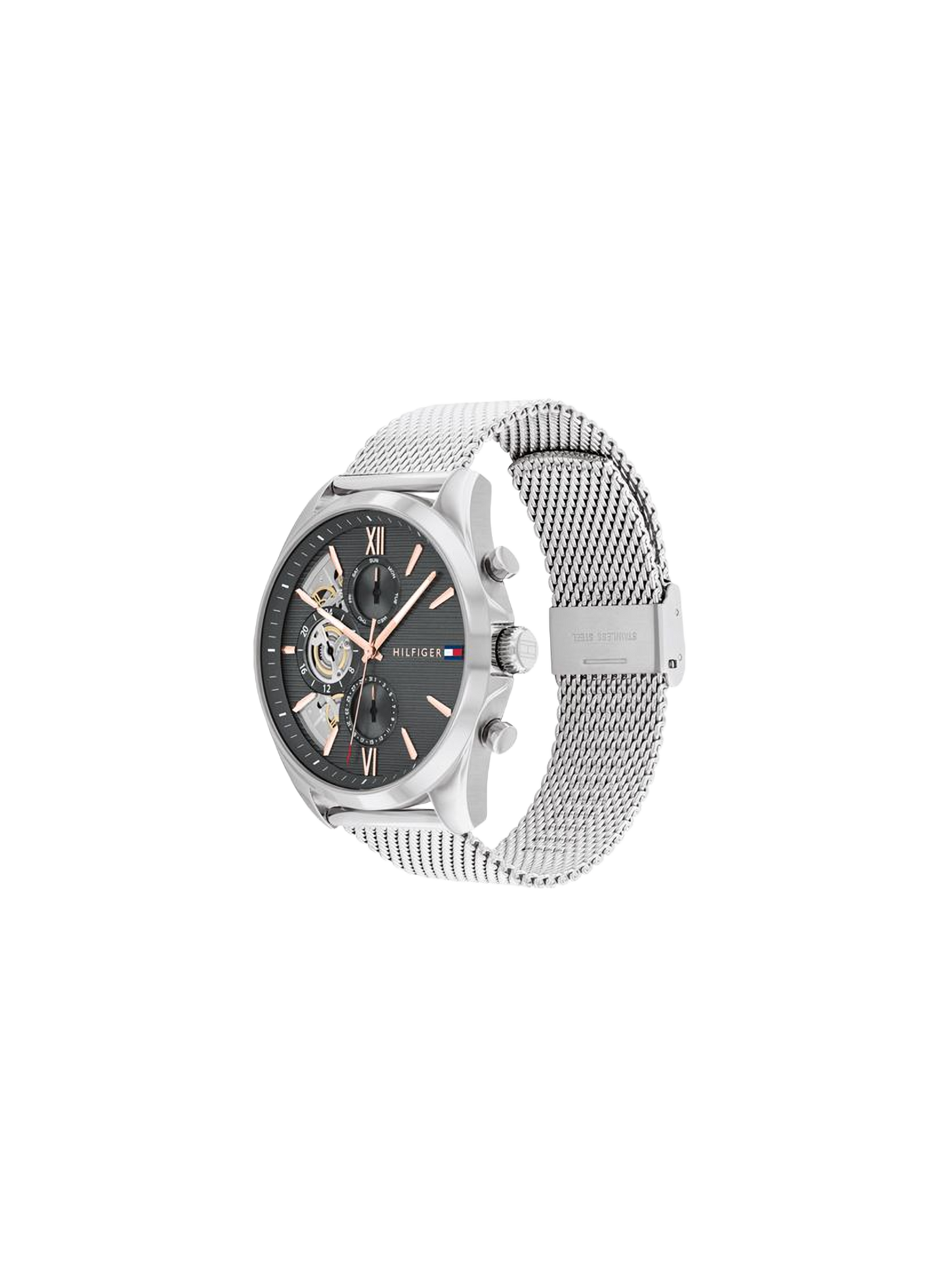 Montre Baker en acier inoxydable TOMMY HILFIGER MONTRES Argent
