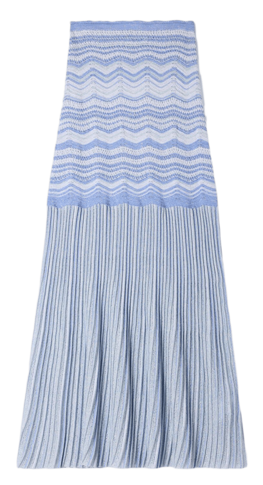 Jupe en maille évasée SANDRO Bleu