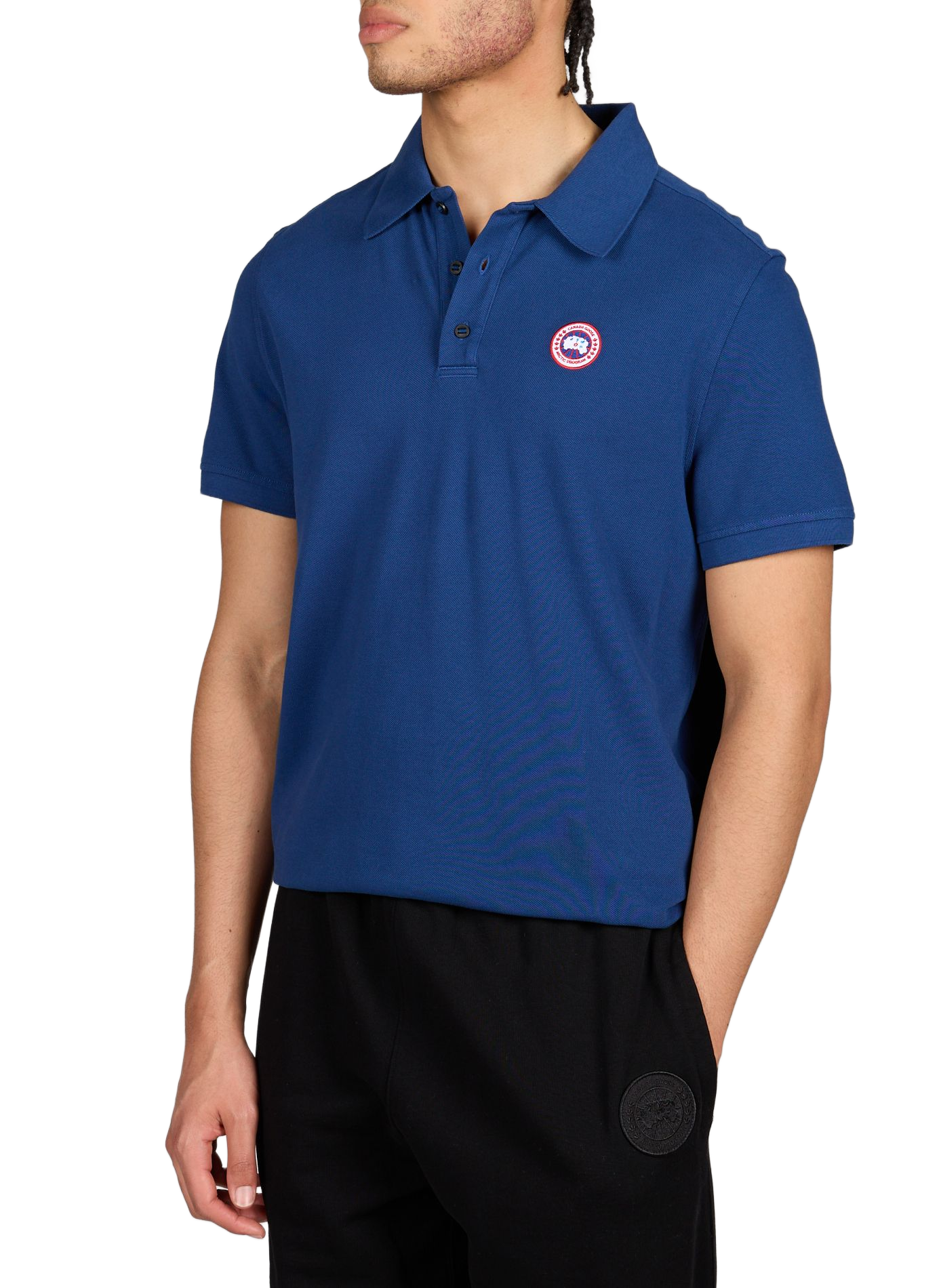 Polo en coton CANADA GOOSE Bleu