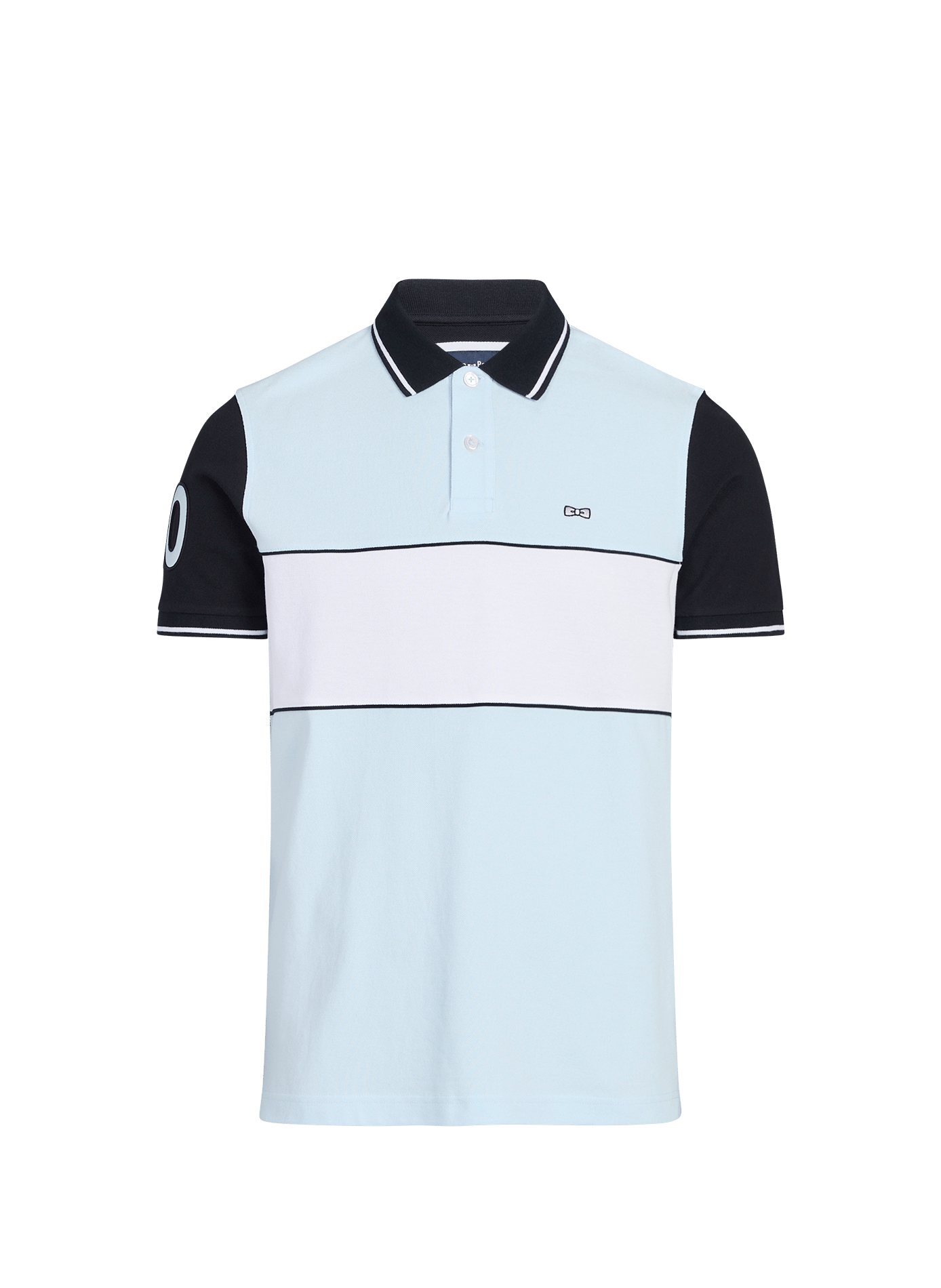 Polo à manches courtes en coton EDEN PARK Bleu