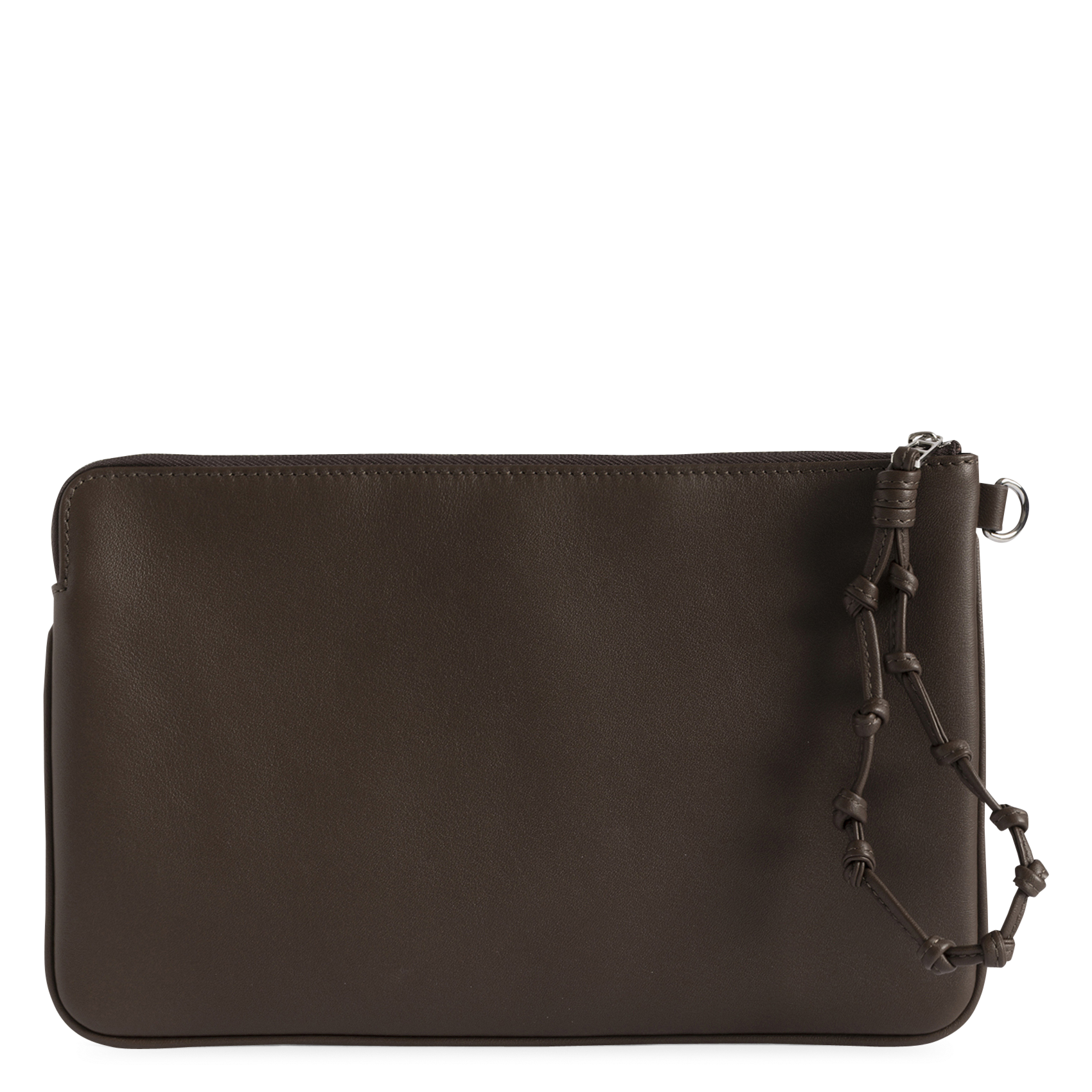 Angel leather clutch Brown