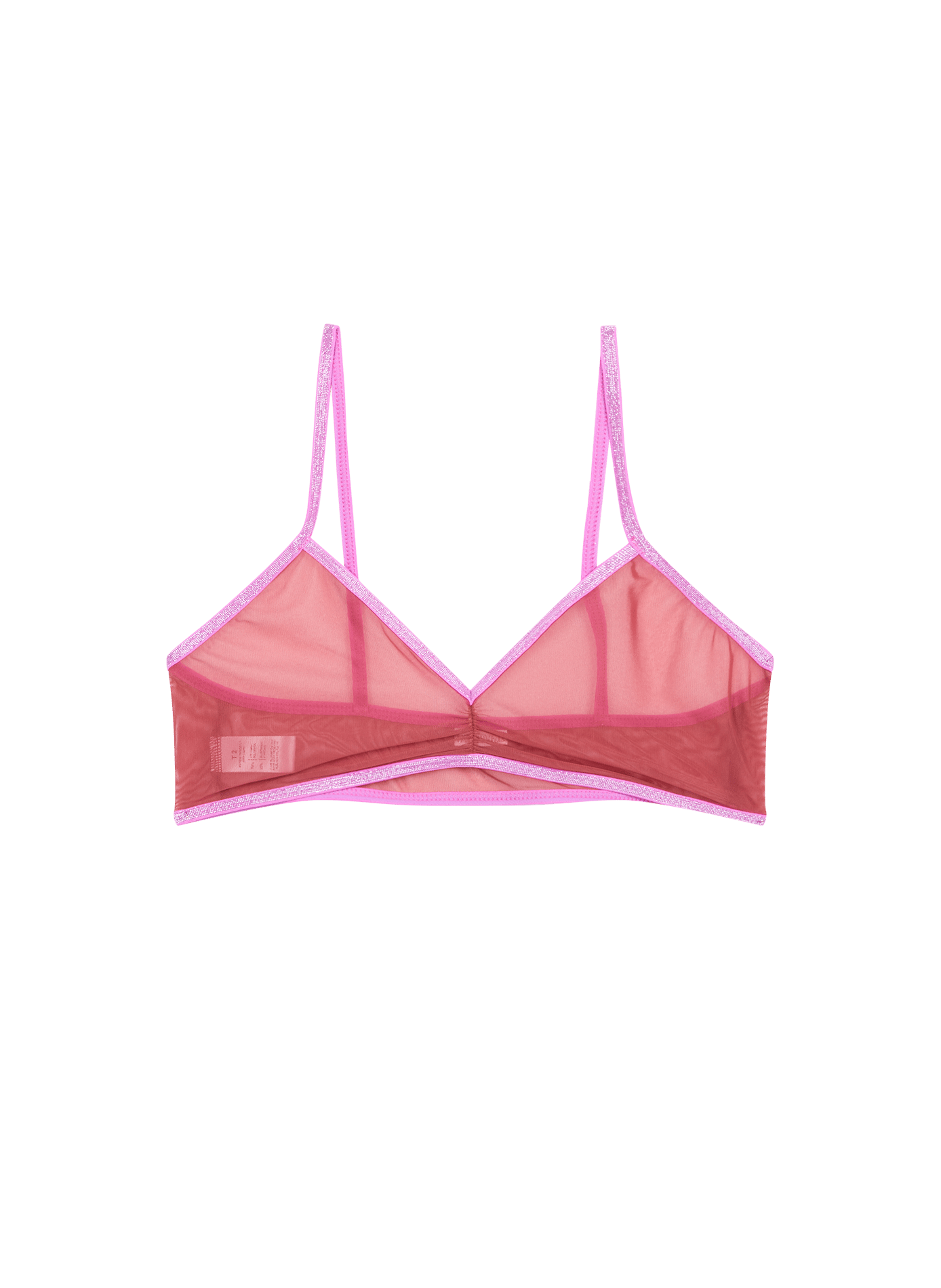 Georgia transparent bra LA NOUVELLE Red
