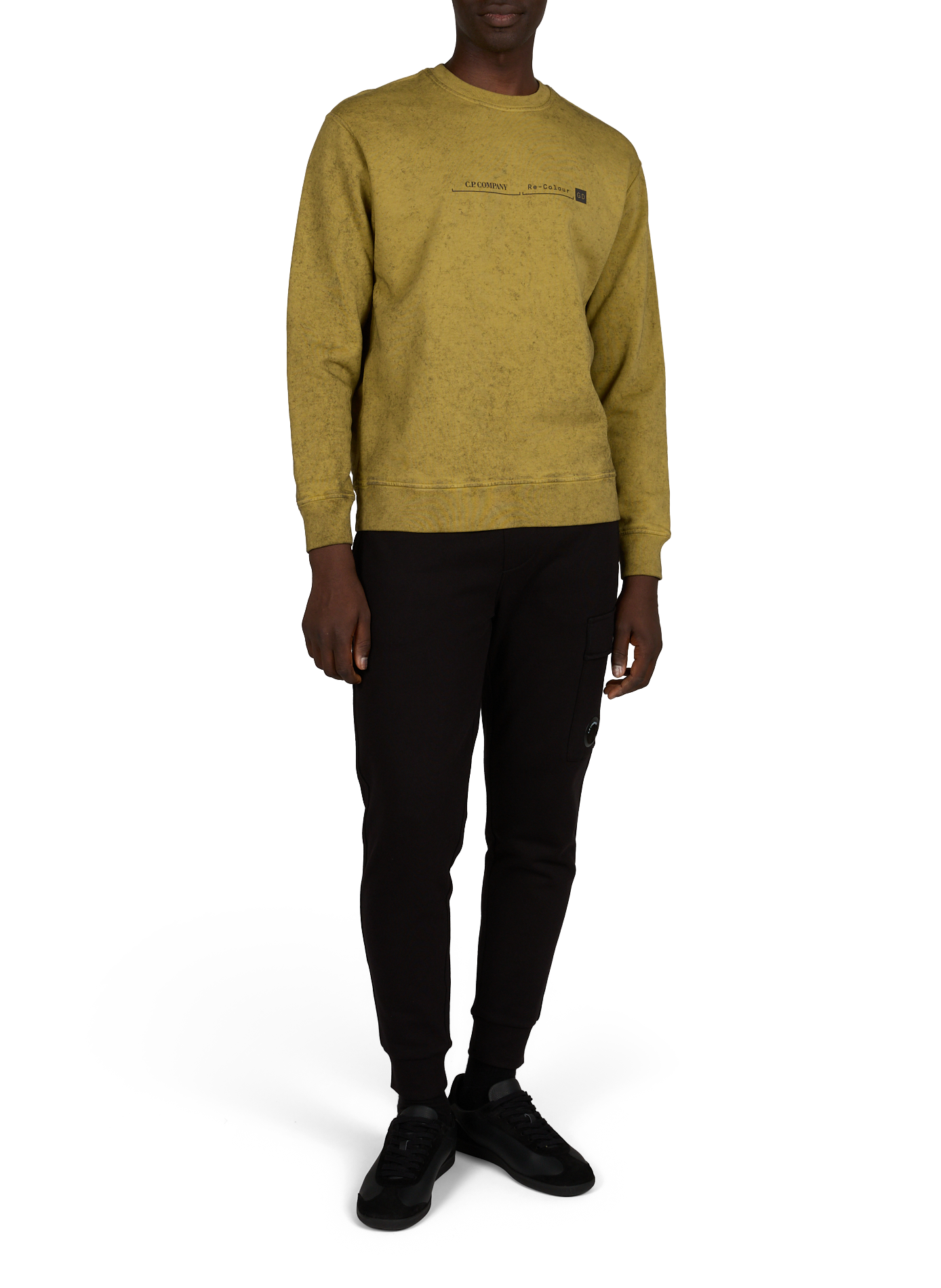 Straight cotton jumper CP COMPANY Khaki