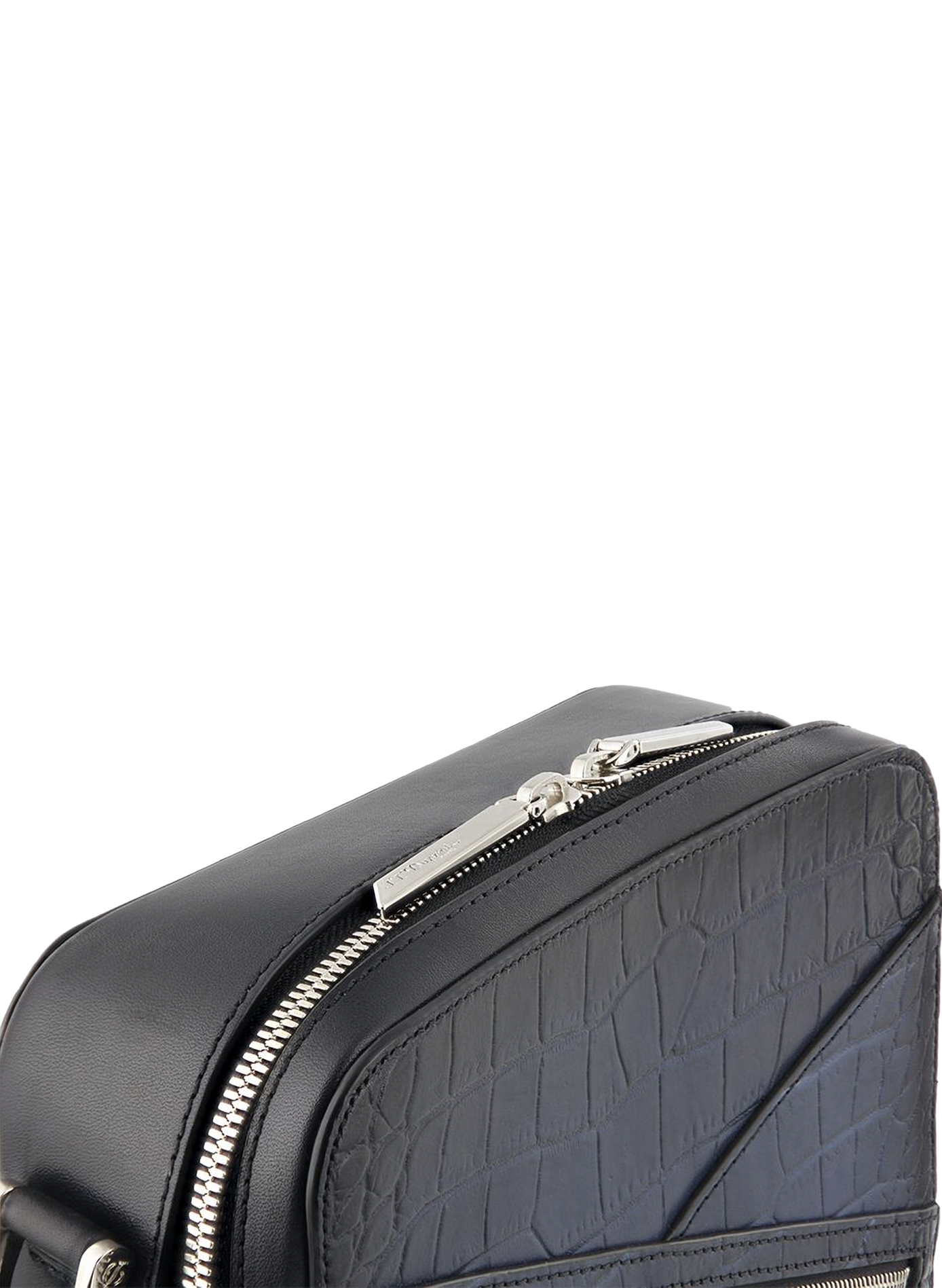 Workshop Patinated Leather Satchel S.T. DUPONT Blue