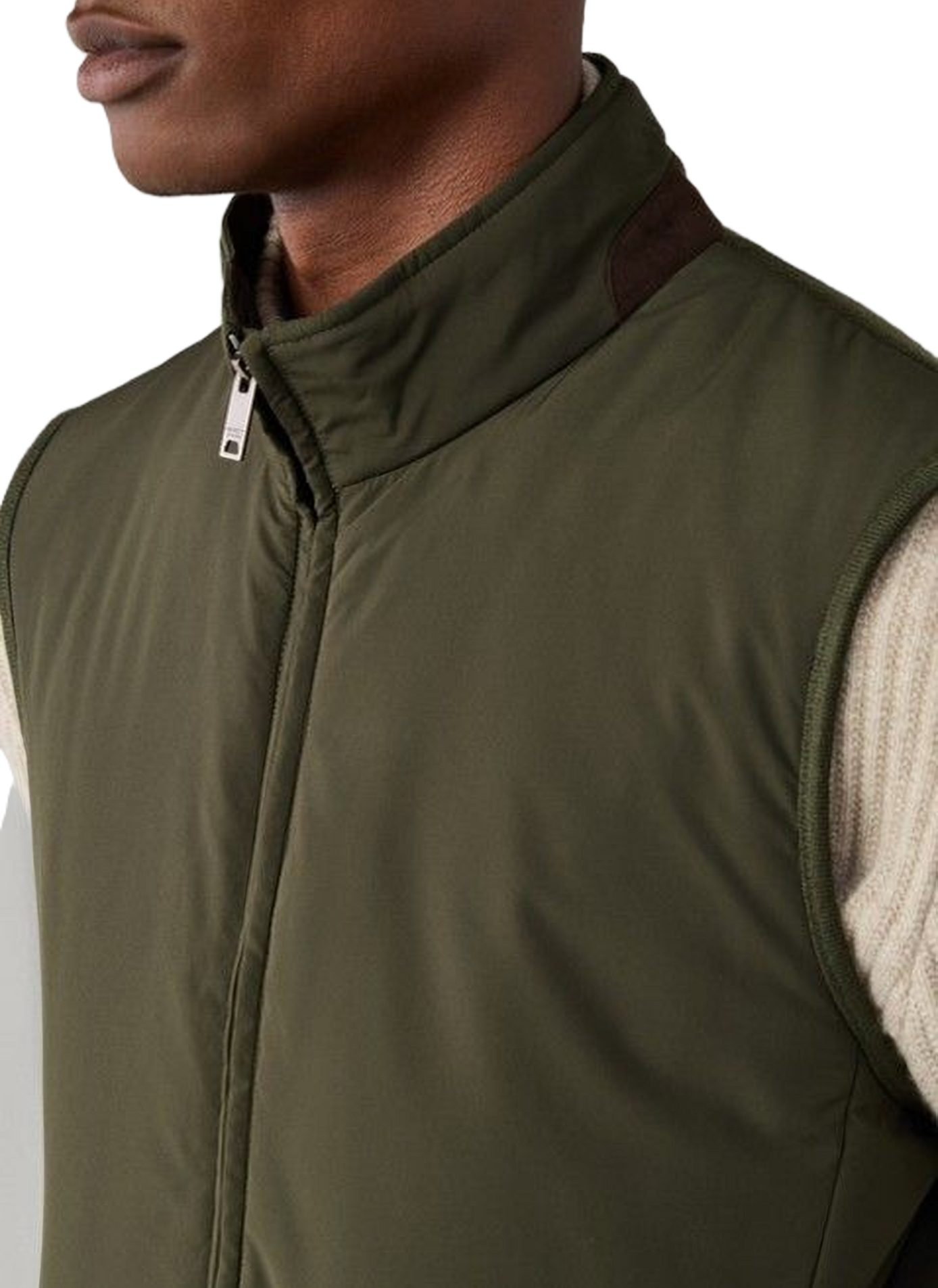 Ärmellose Jacke mit Stehkragen HACKETT Grun