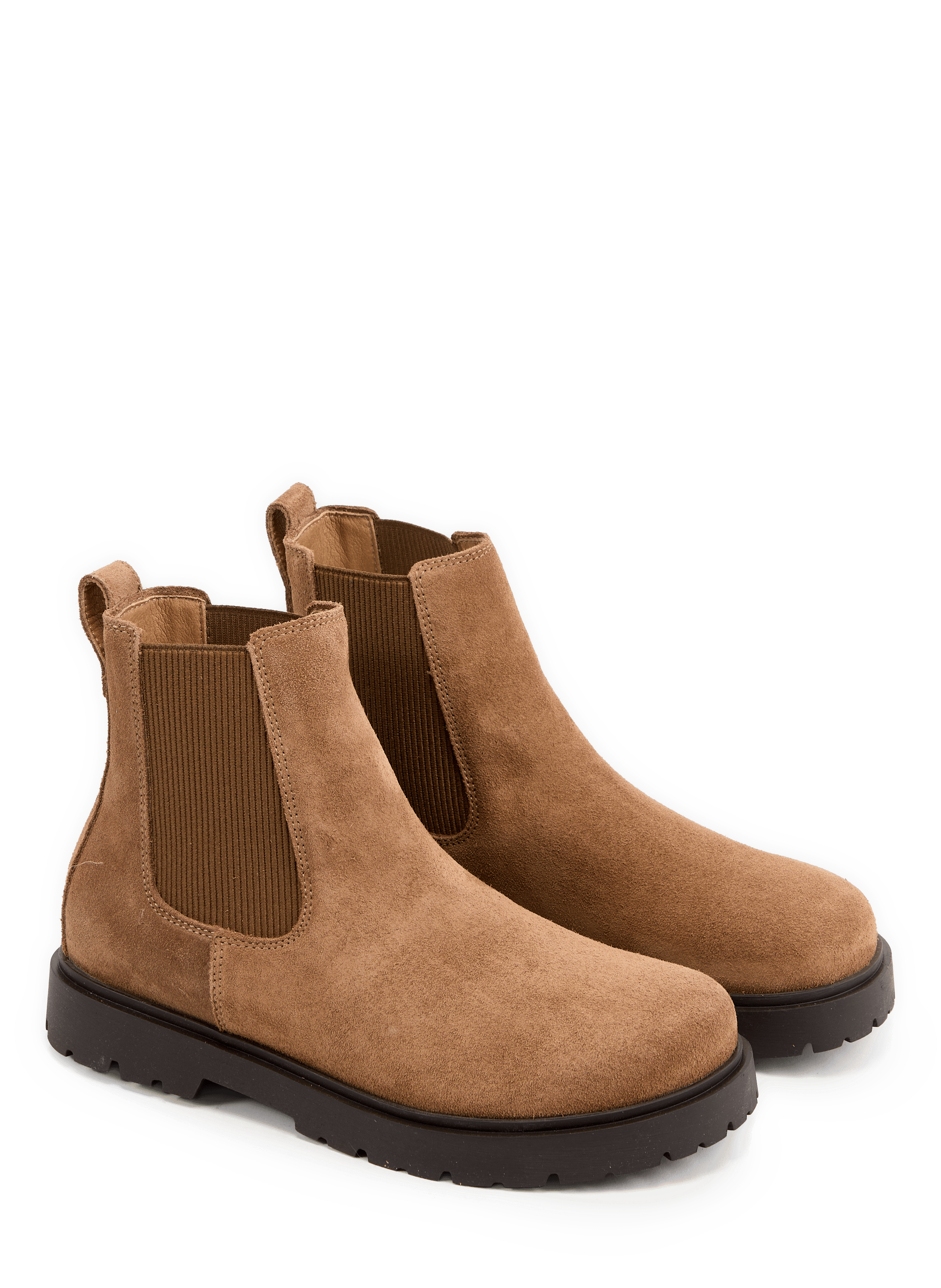 Highwood suede leather ankle boots BIRKENSTOCK Brown