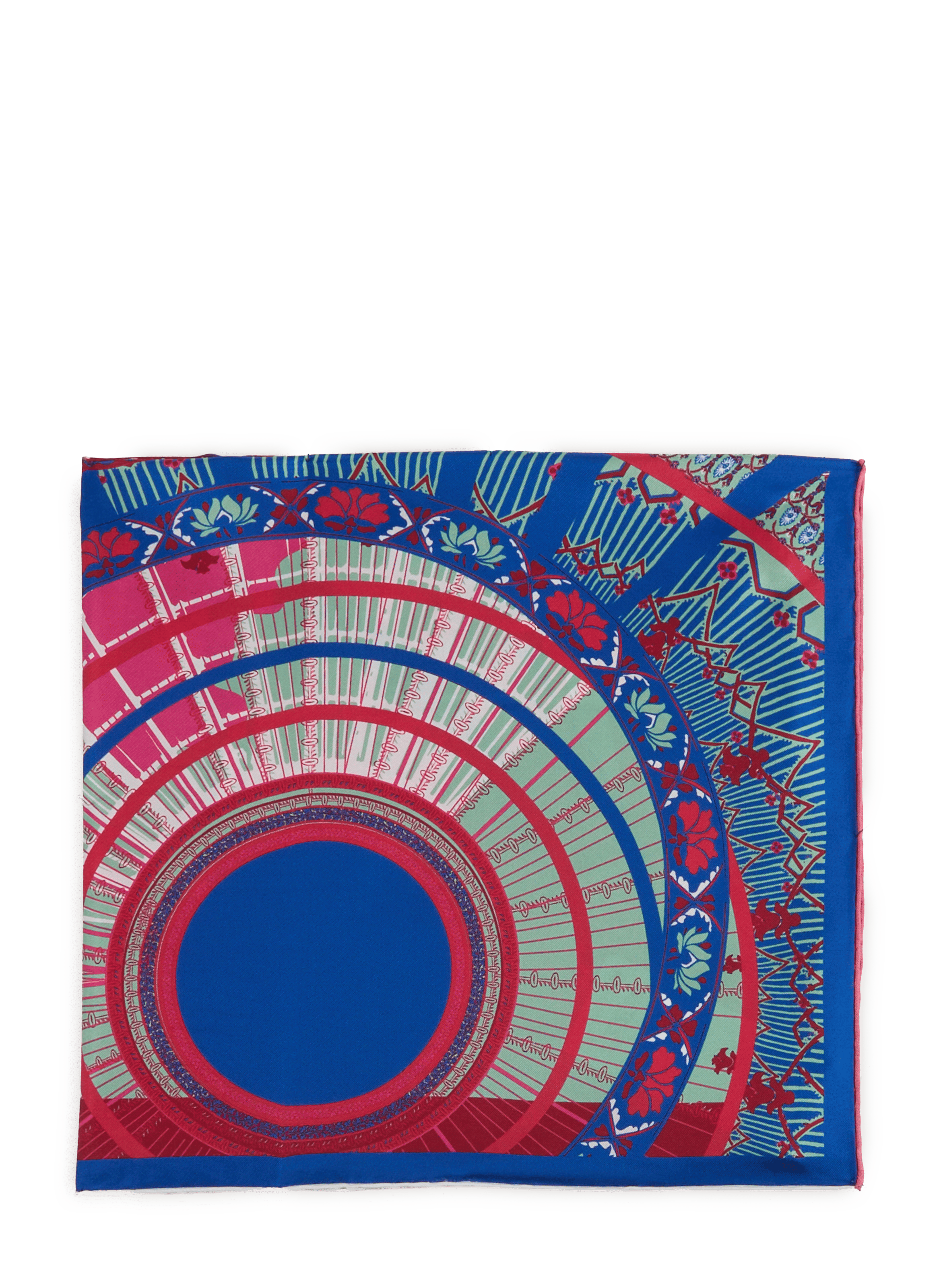 Printed silk scarf Under the Parisian Sky PETRUSSE Multicolour