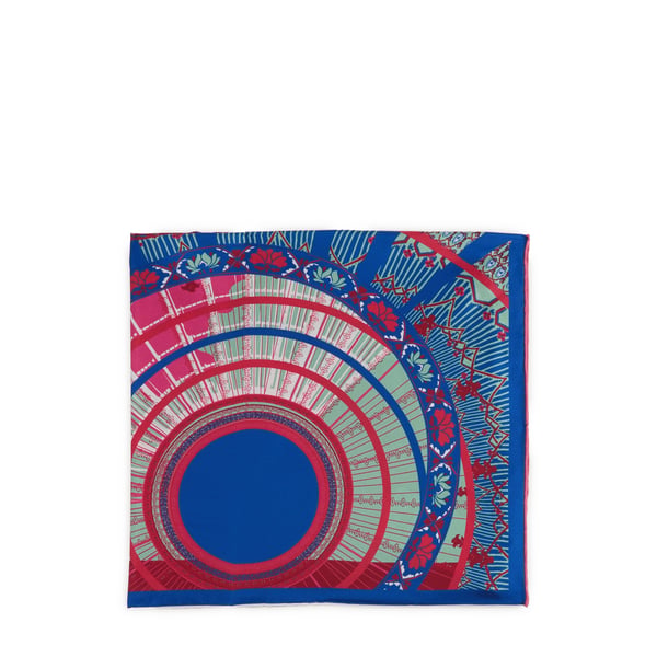 Foulard imprimé Sous le ciel de Paris en soie Foulard imprimé Sous le ciel de Paris en soie