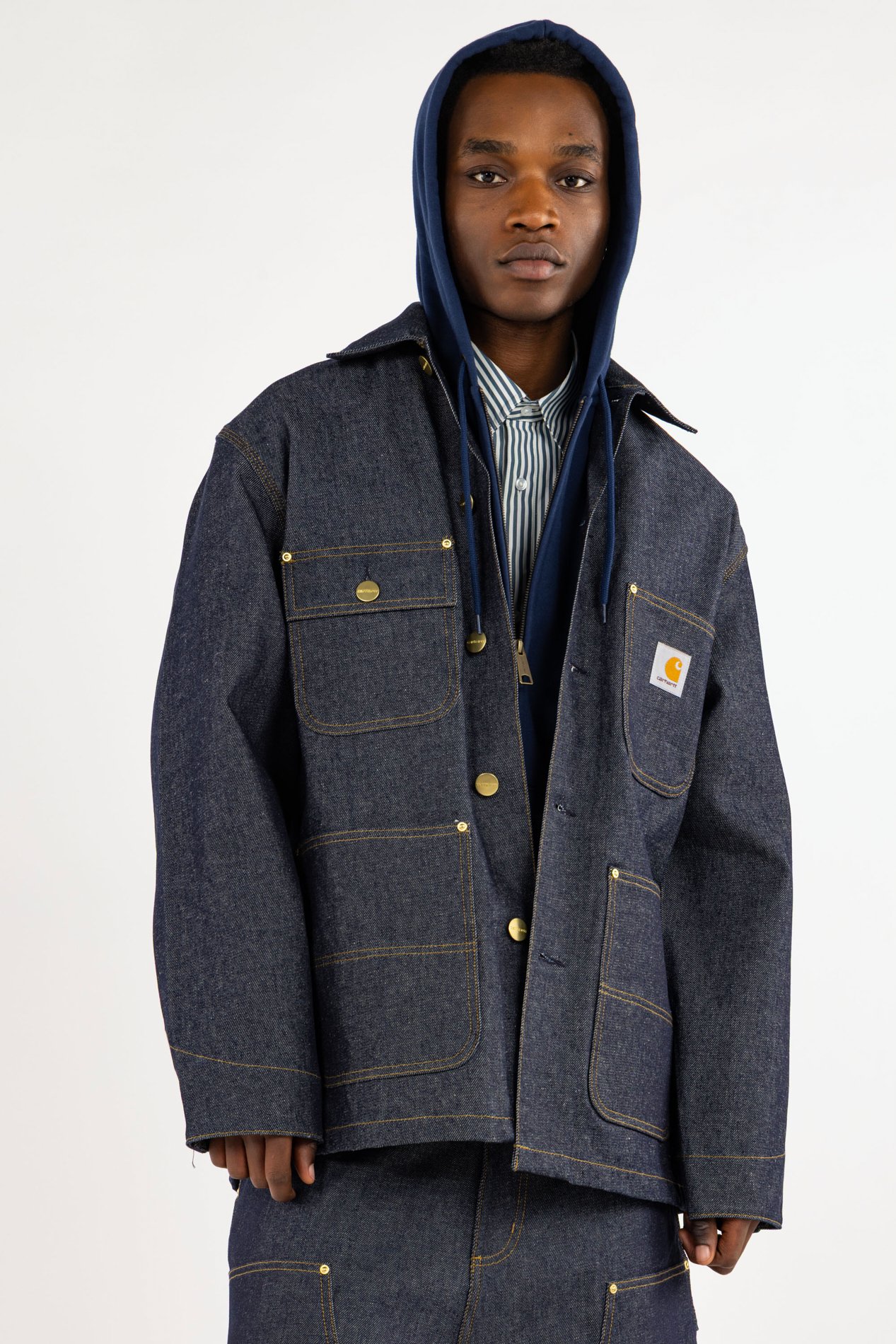 Veste aden chore coat CARHARTT WIP Bleu
