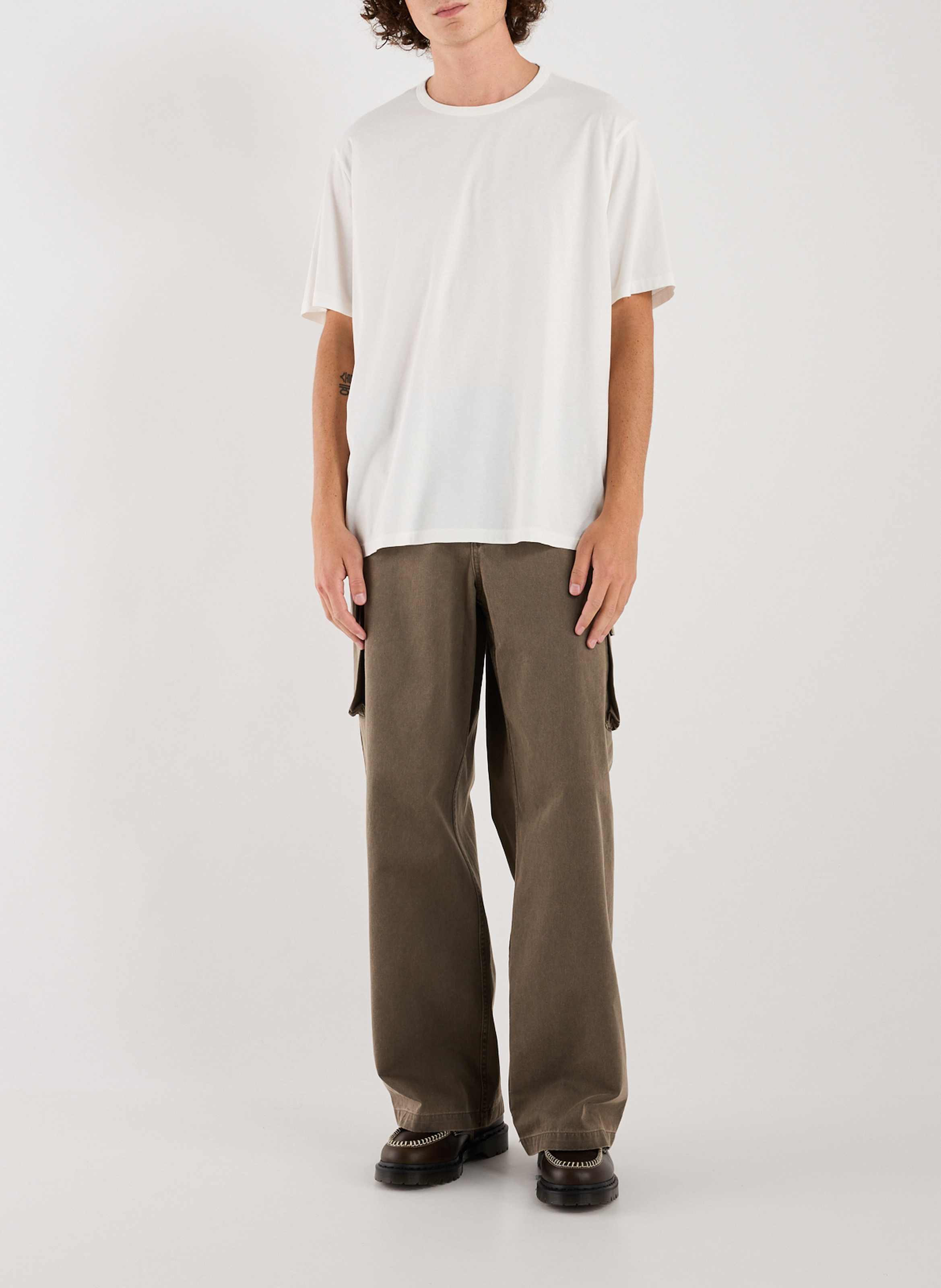 Baumwoll-T-Shirt OUR LEGACY Weiss