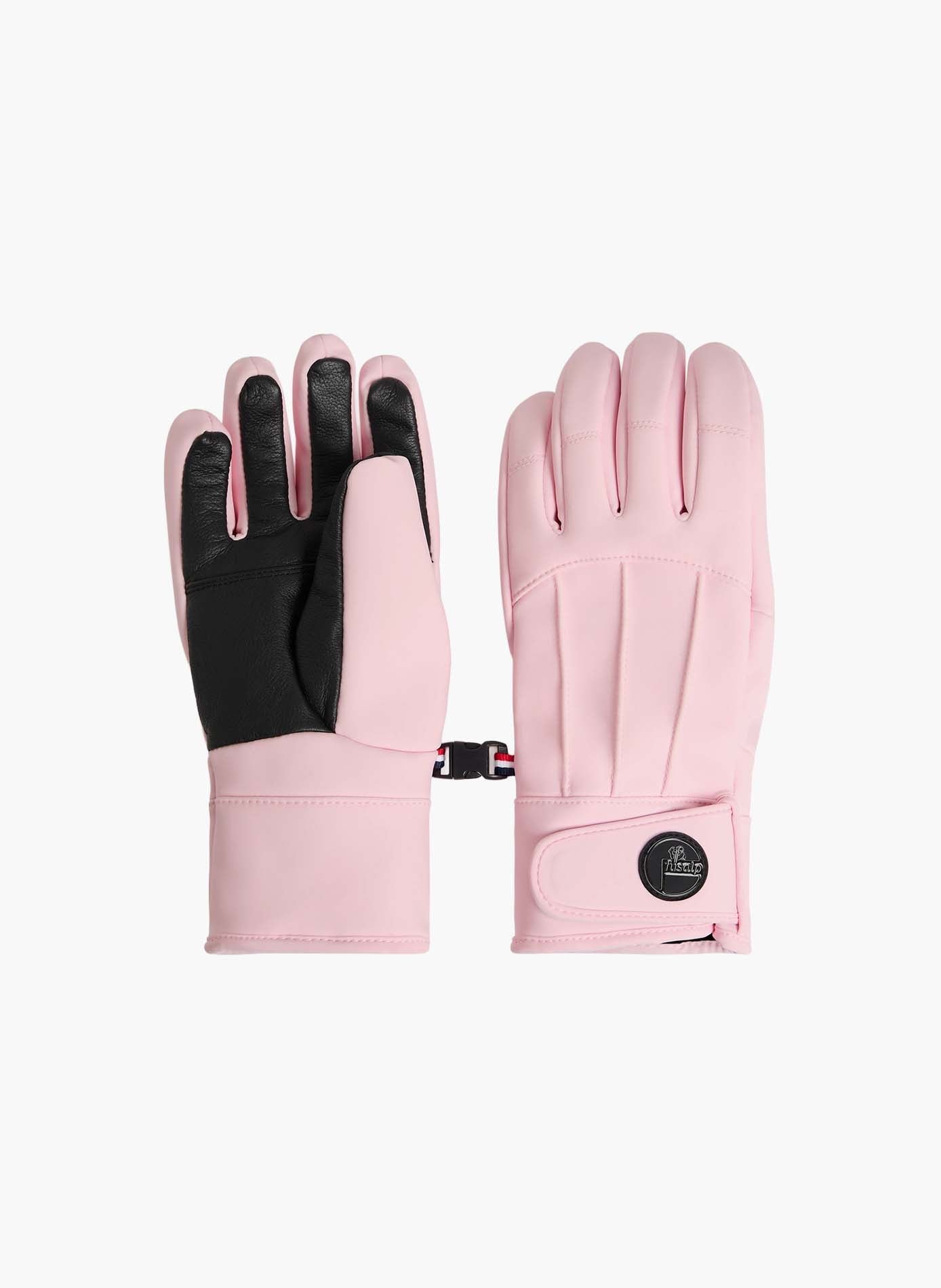 Gants de ski glacier w glove polyester FUSALP Rouge