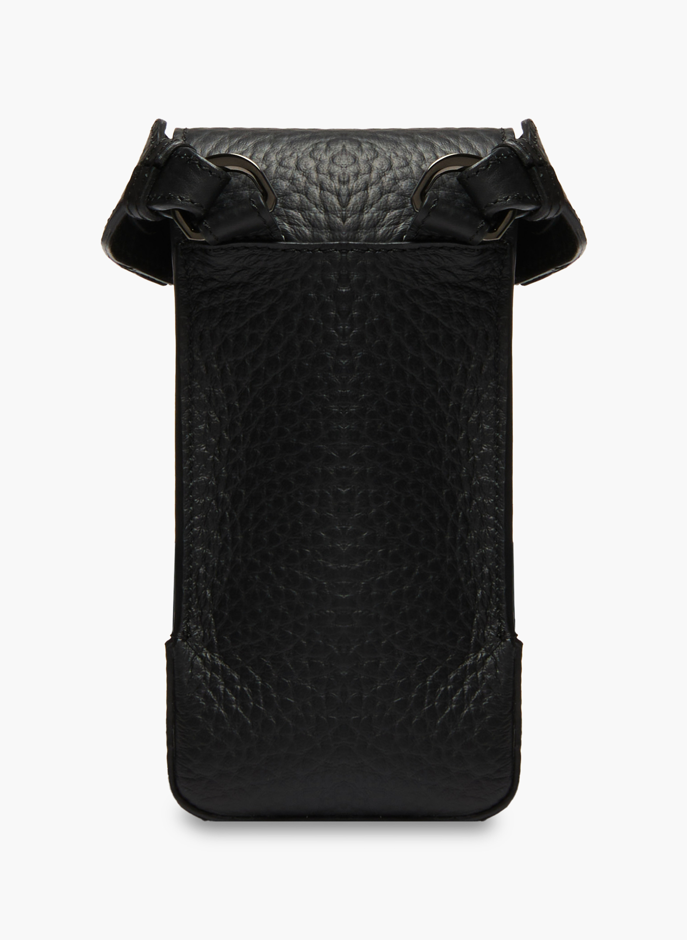 Mini sac vertical rabat milo de lancel en cuir LANCEL Noir