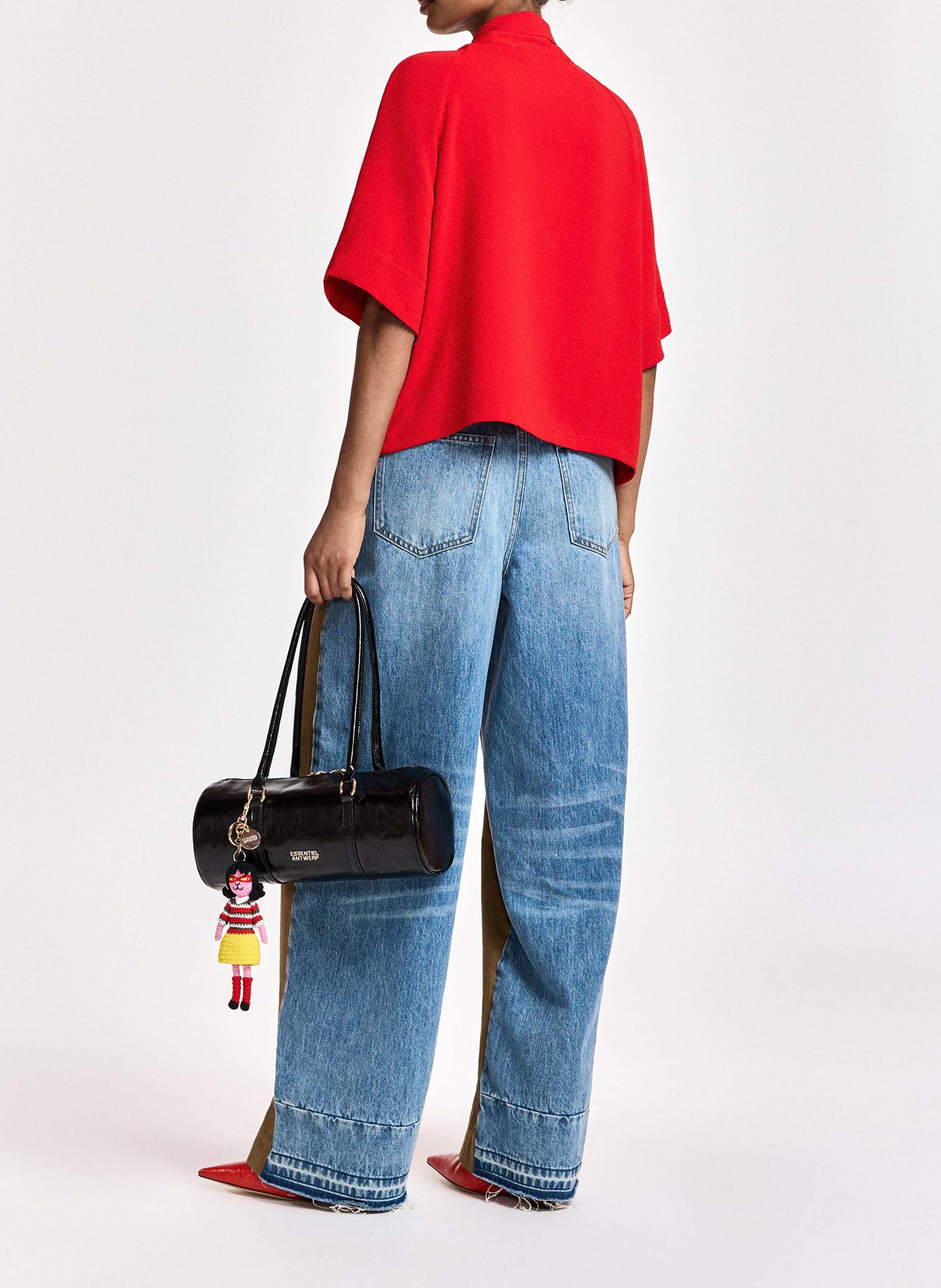 Top droit à col foulard kassie ESSENTIEL ANTWERP Rouge