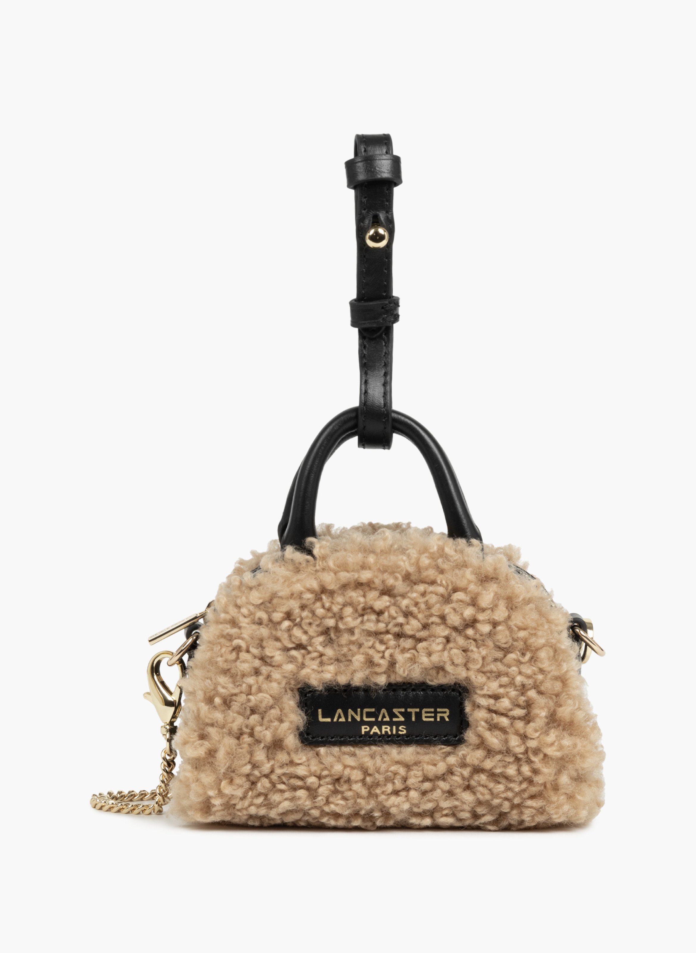 Nano sac à main - moumoute LANCASTER Beige