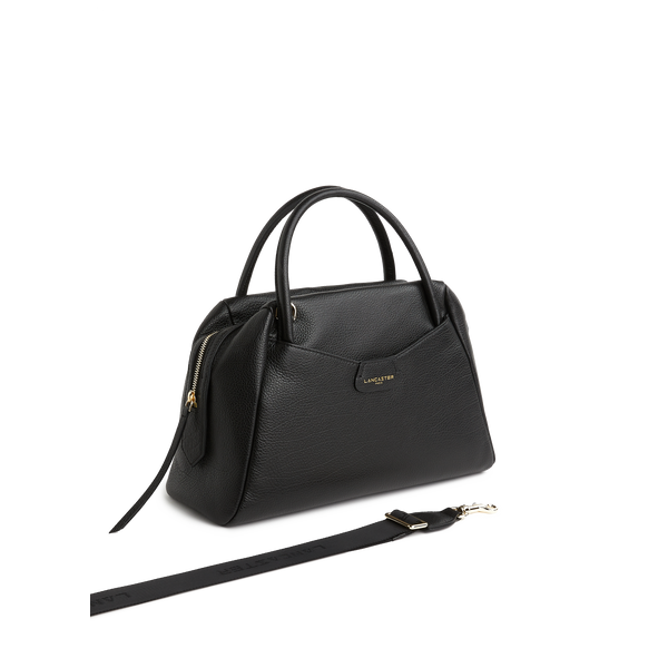 Lancaster Leather Handbag In Black