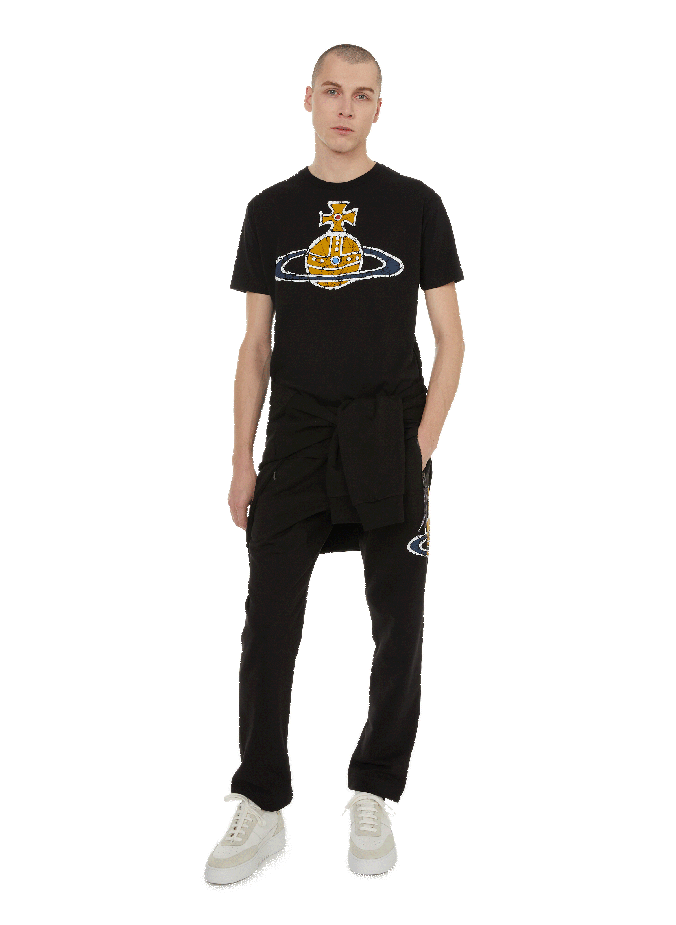 Cotton logo T-shirt  VIVIENNE WESTWOOD Black