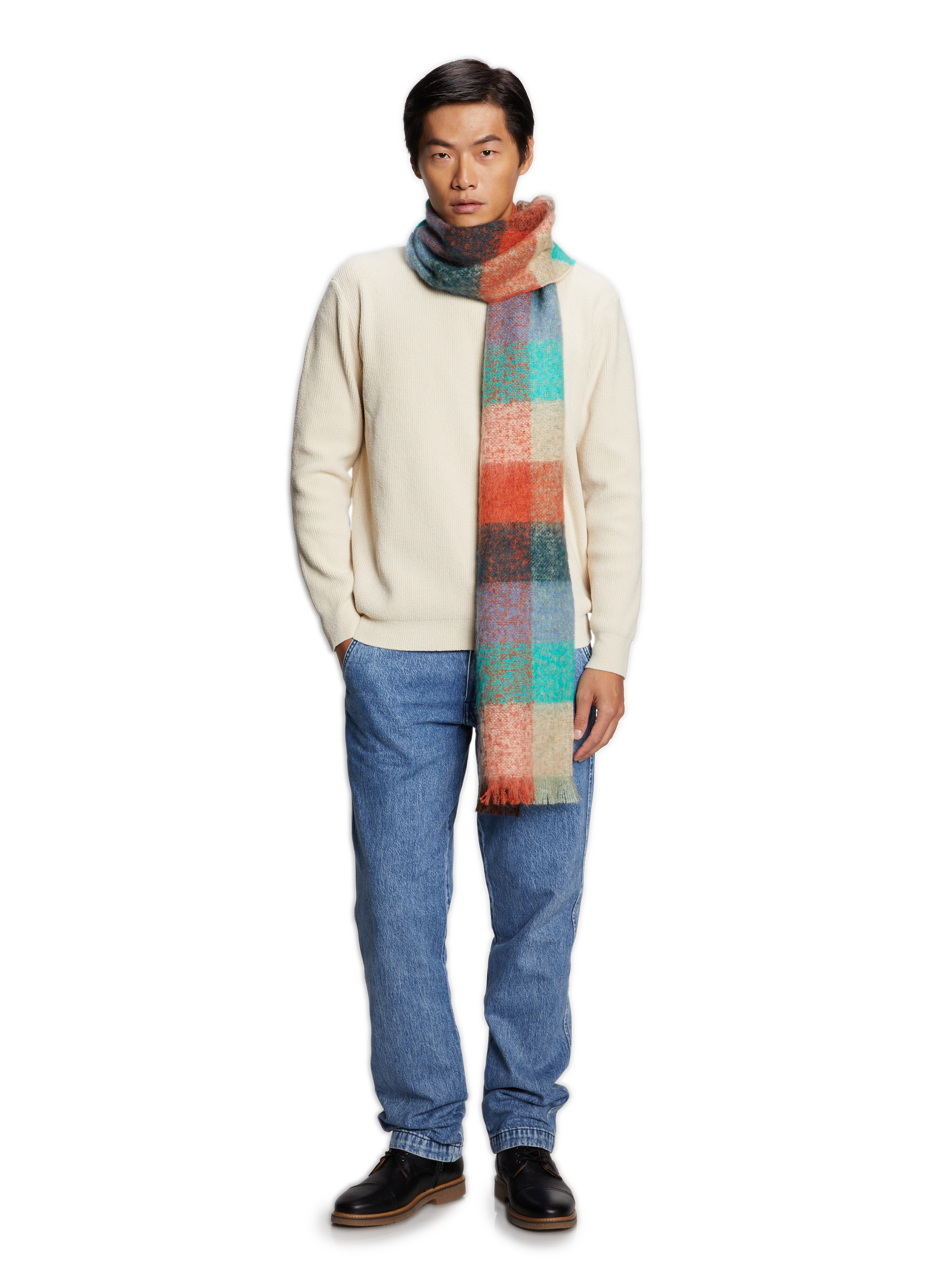 Cotton cable knit jumper NN.07 Beige