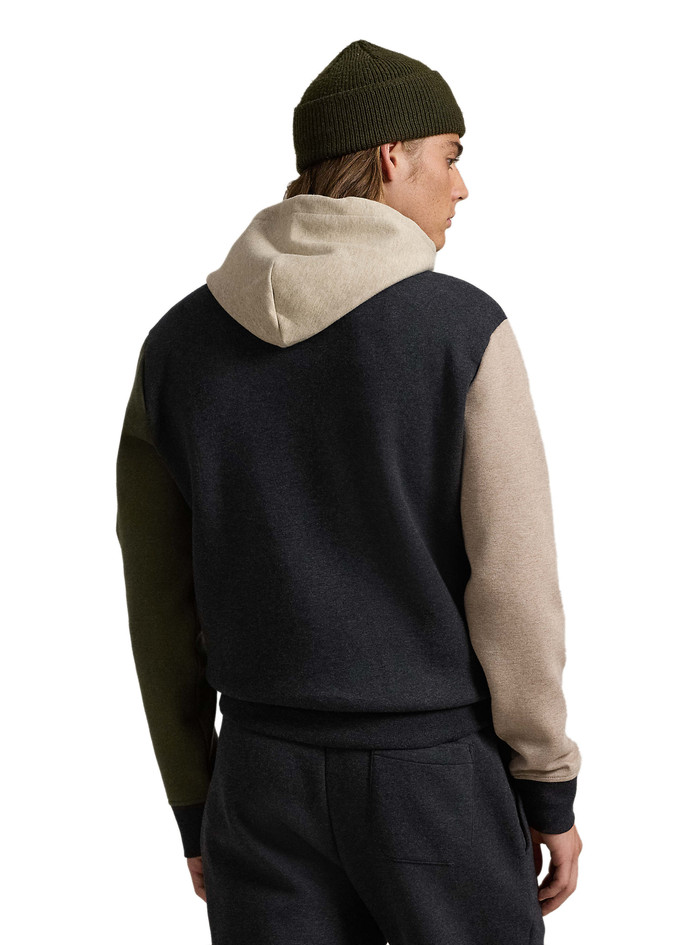 Hoodie en coton mélangé POLO RALPH LAUREN Noir