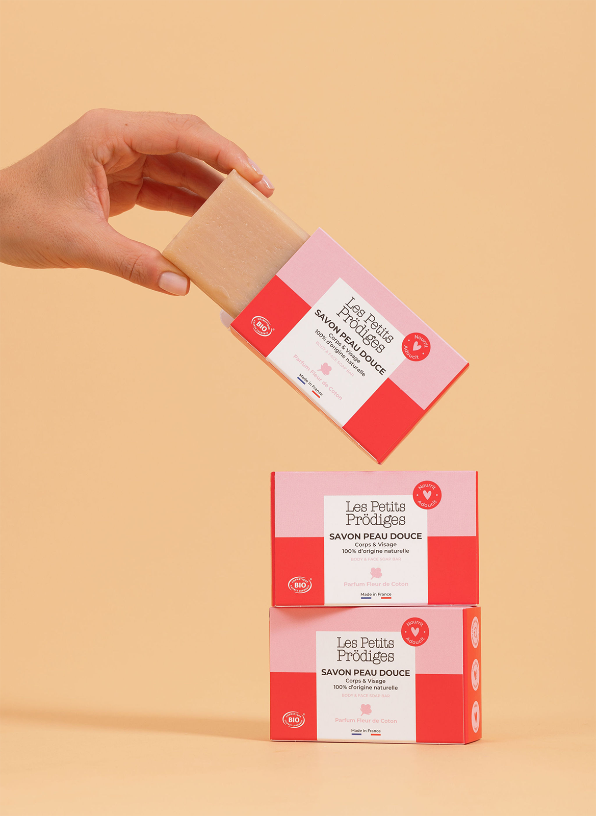 Savon Fleur de Coton LES PETITS PRODIGES No color