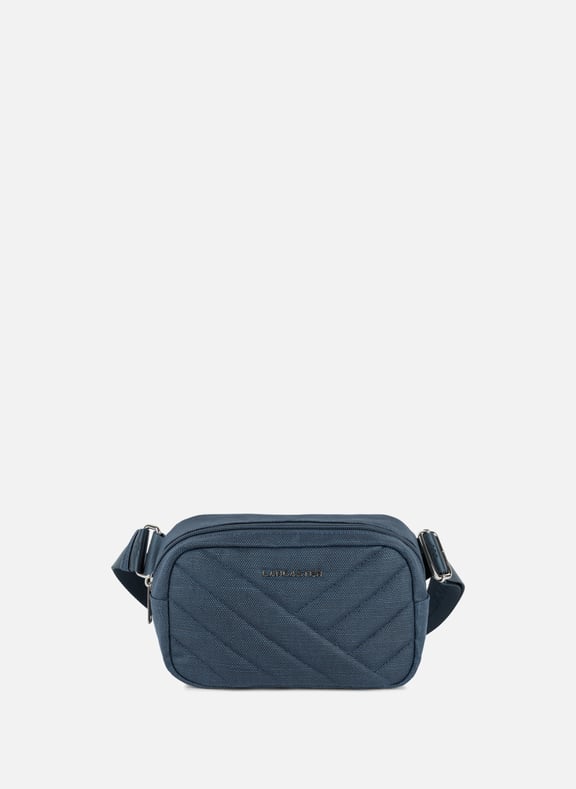 Sac banane - canvas matelassé Bleu by LANCASTER LANCASTER Sac banane - canvas matelassé Bleu