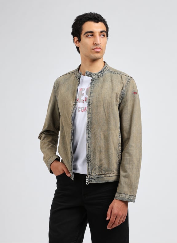 Faded denim Jacket Blue by DIESEL DIESEL Faded denim Jacket Blue
