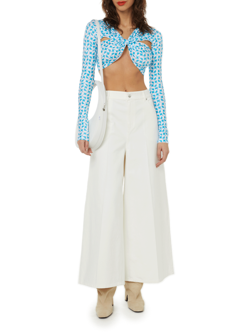 Top Criss-cross court monogrammé COPERNI Multicolore