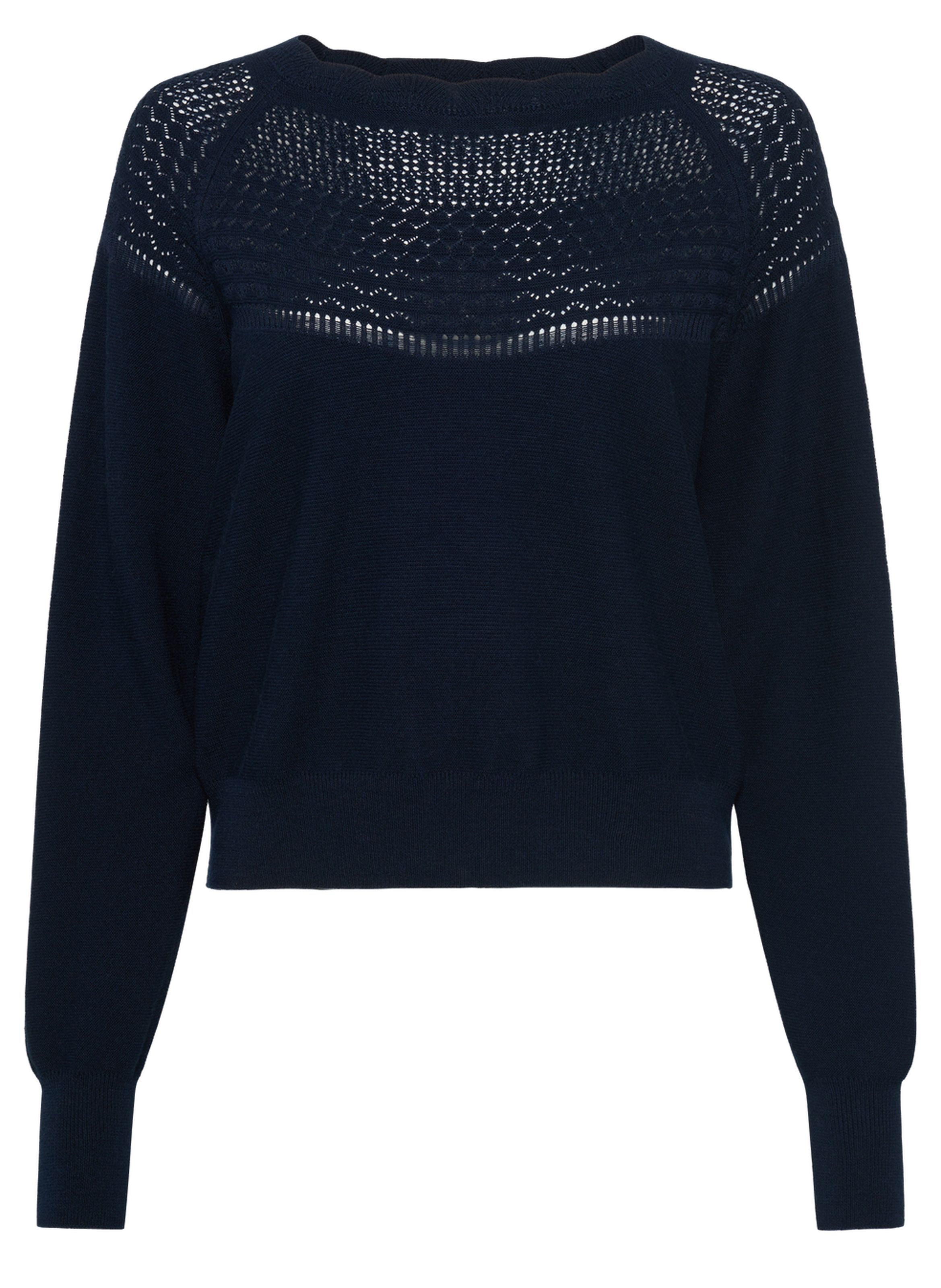Pull à motifs ajourés - eleo GERARD DAREL Bleu