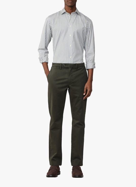 Pantalon chino en coton | Kaki by FACONNABLE Pantalon chino en coton Kaki
