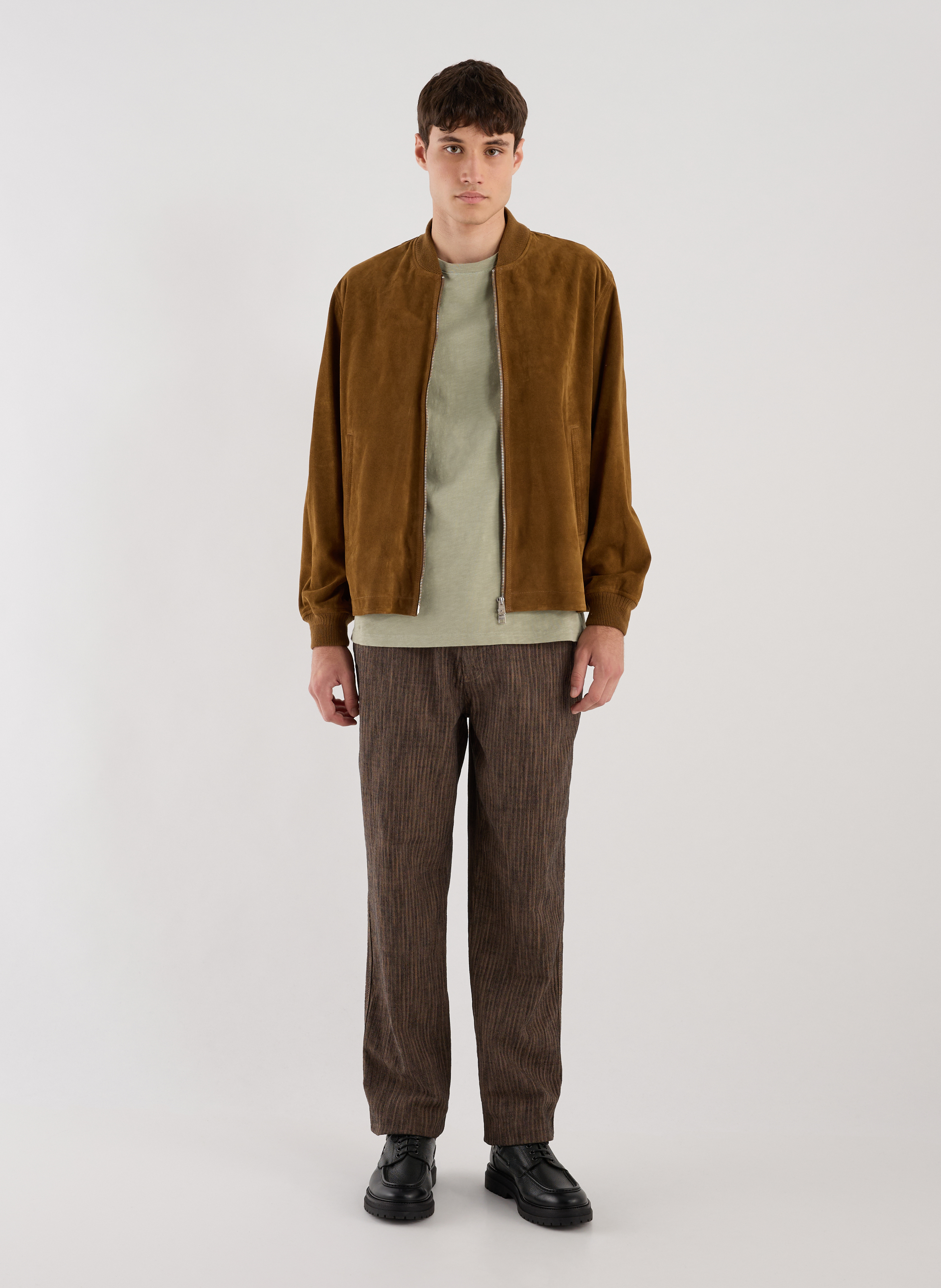 Blouson en cuir de vache CLOSED Marron