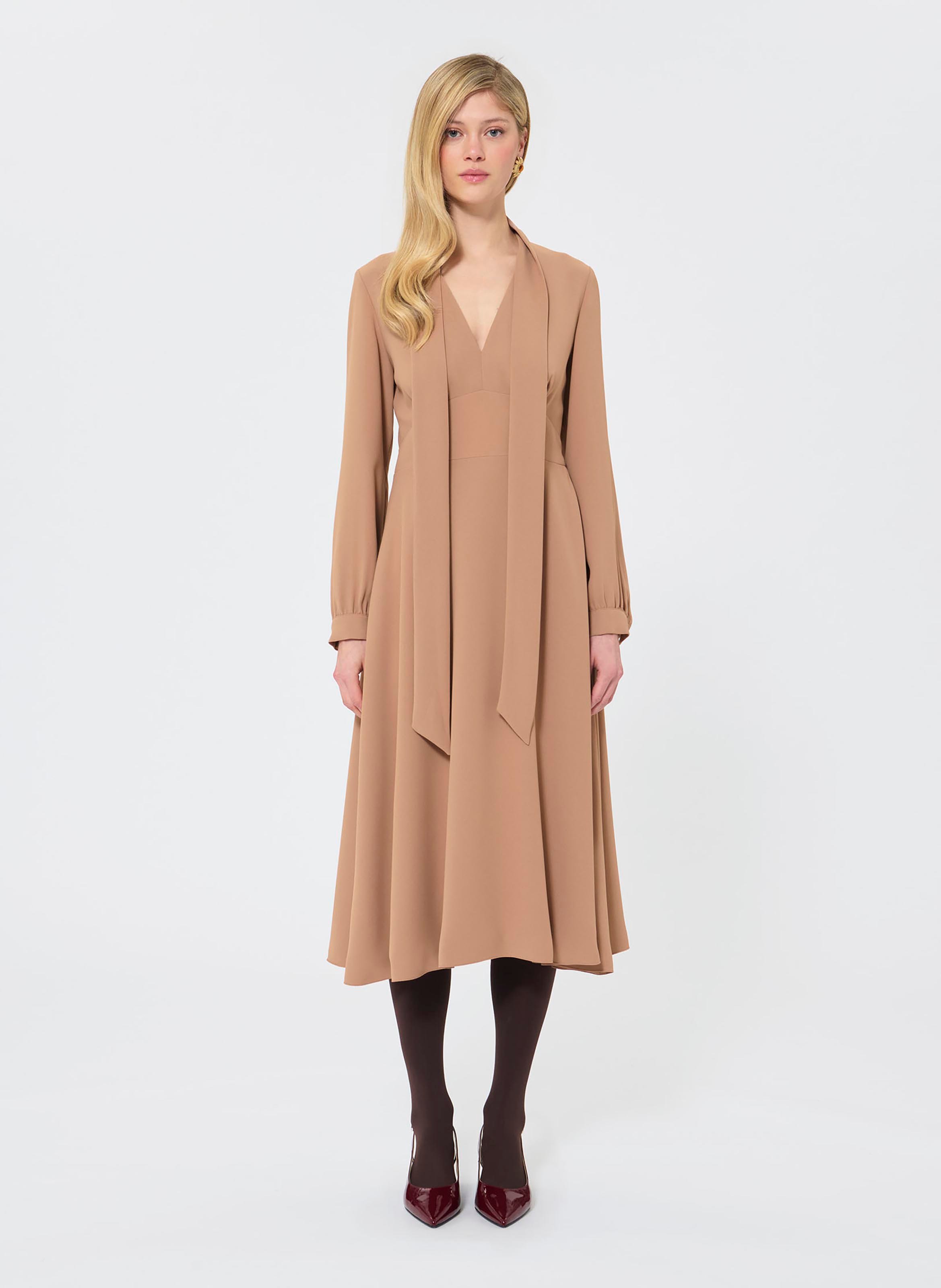 Robe rosalie TARA JARMON Marron