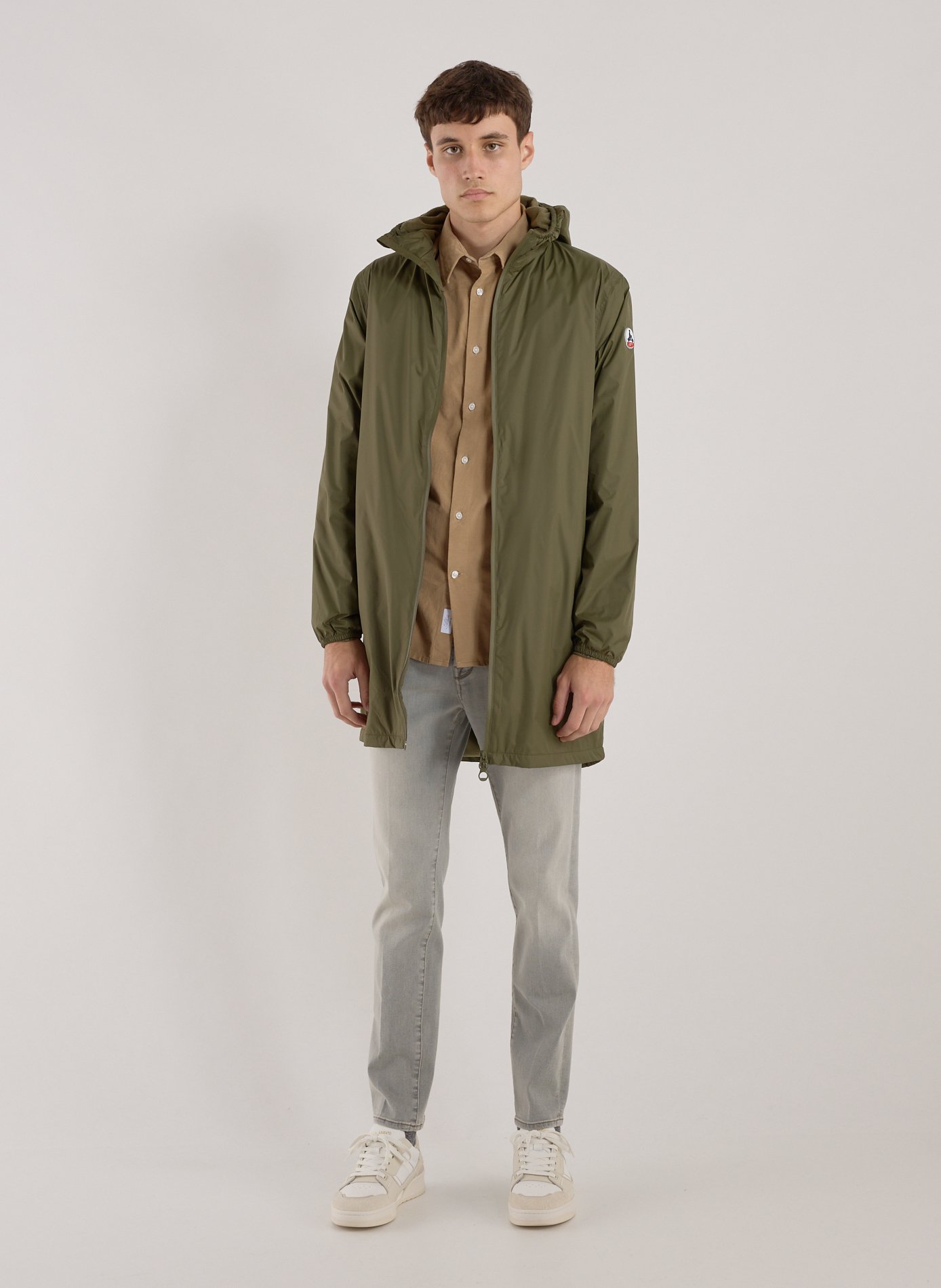 Parka à capuche mi-longue JOTT Kaki