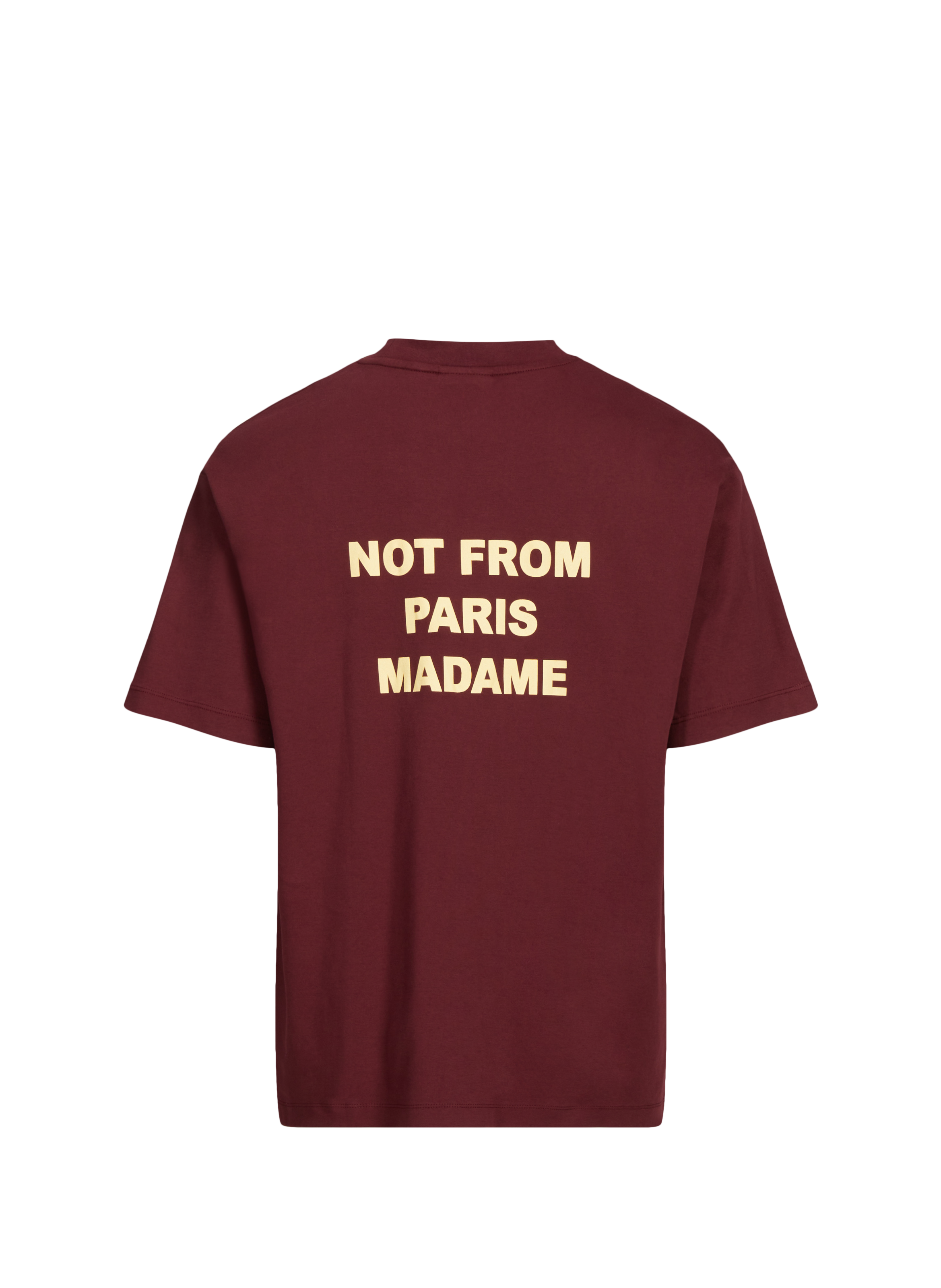 Le T-shirt Slogan  DROLE DE MONSIEUR Rouge