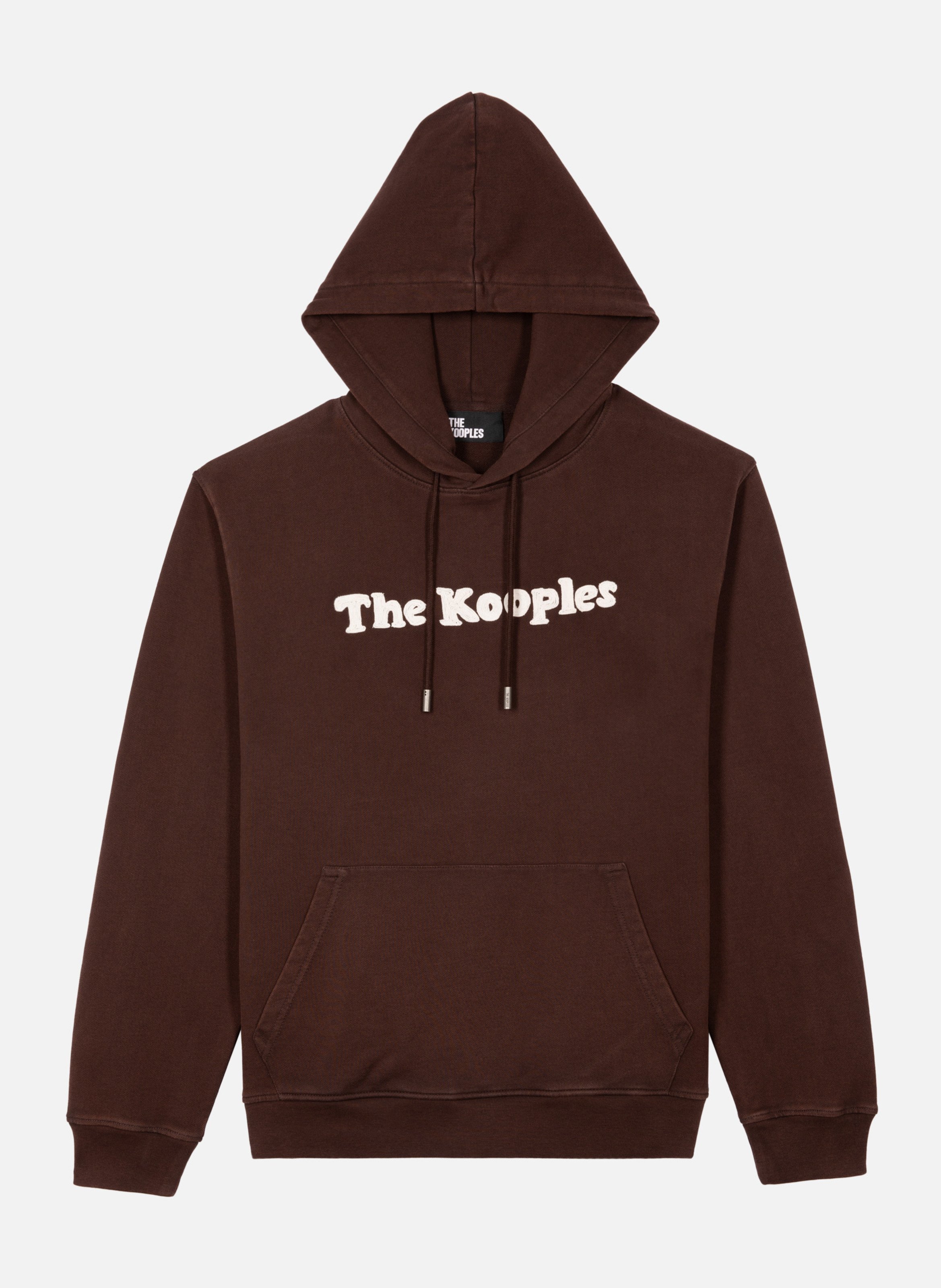 Sweatshirt à capuche avec broderie THE KOOPLES Marron