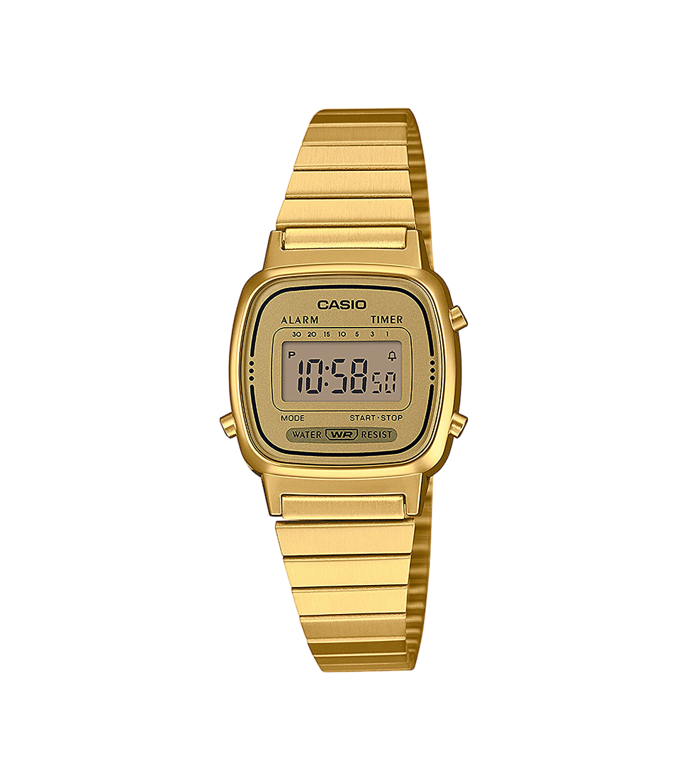 Montre quartz en acier CASIO Doré