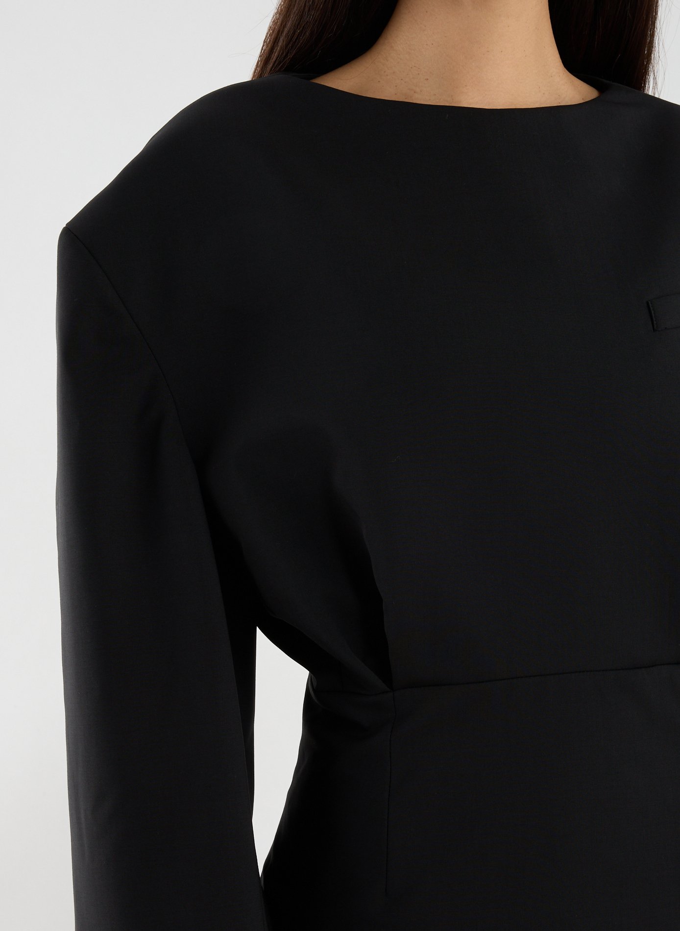 Top en laine mélangée A.W.A.K.E. MODE Noir