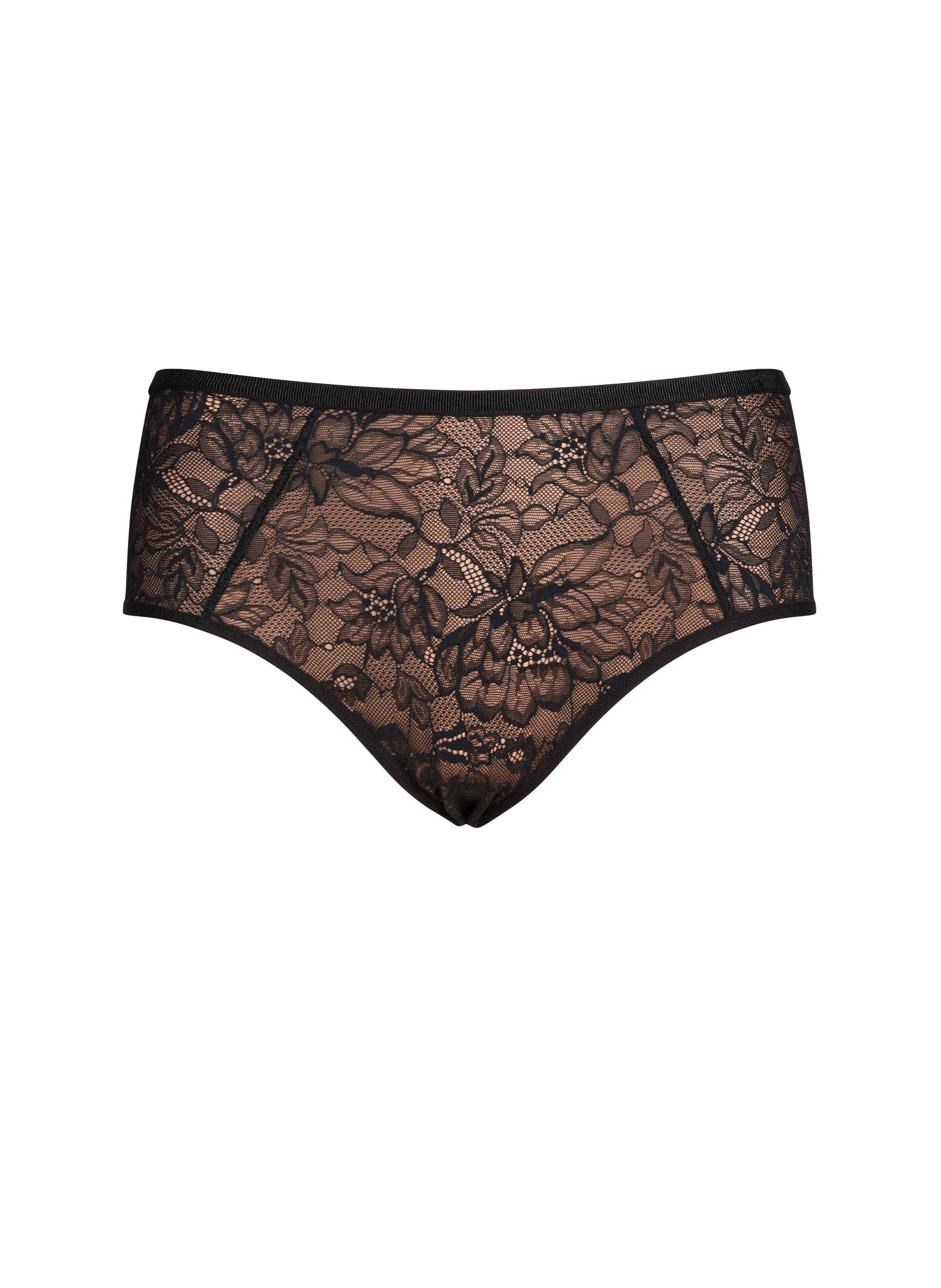 TRIUMPH Culotte mi-haute à dentelle Noir