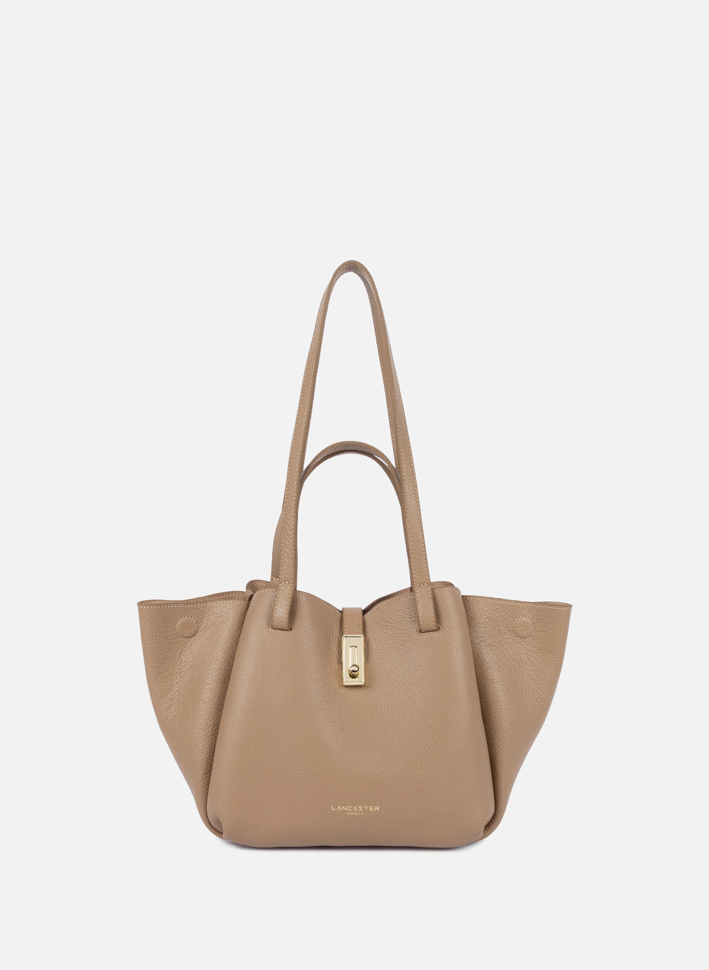M tote bag - Milano Horizon LANCASTER Brown