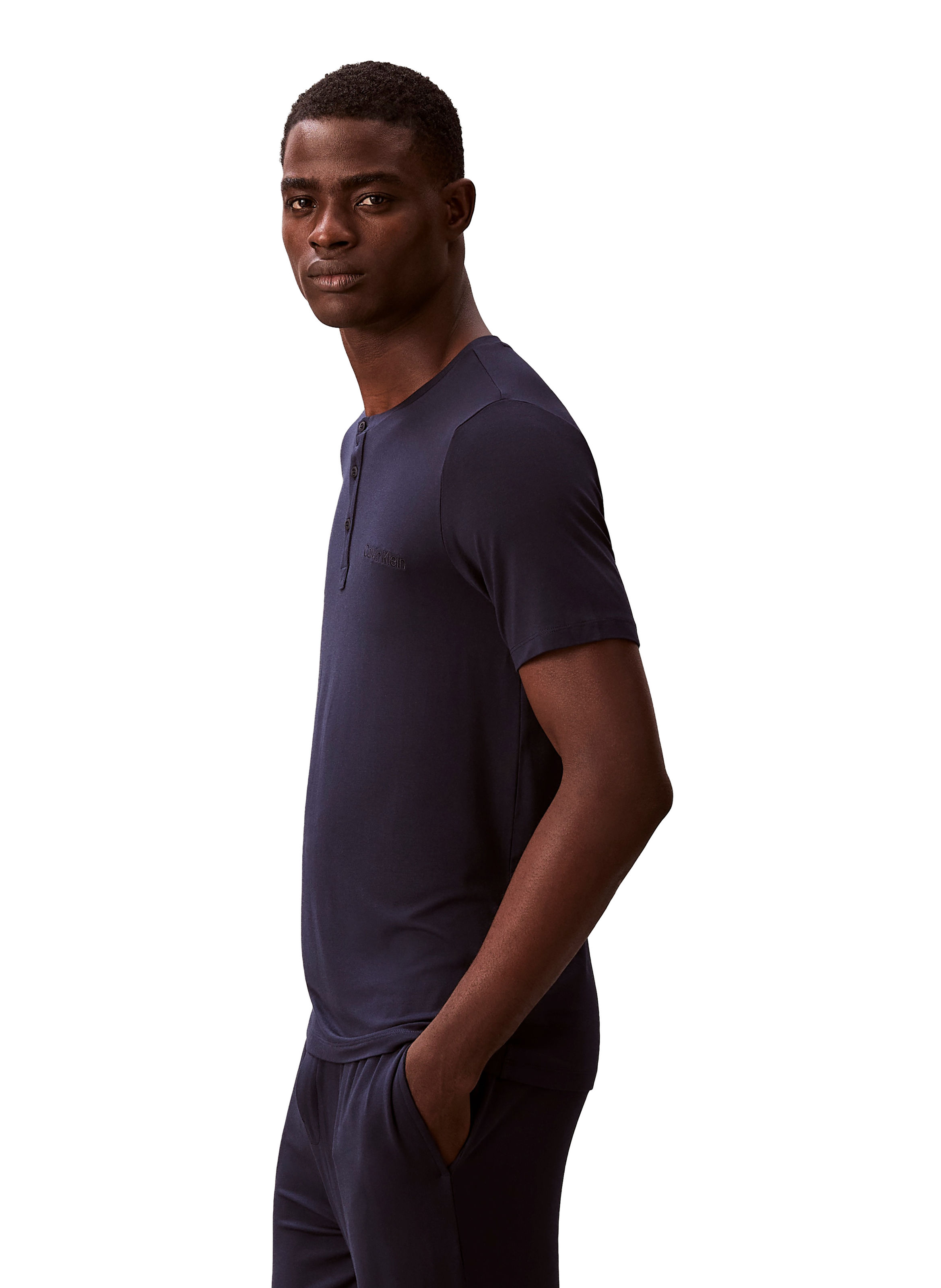 Plain T-shirt CALVIN KLEIN Blue