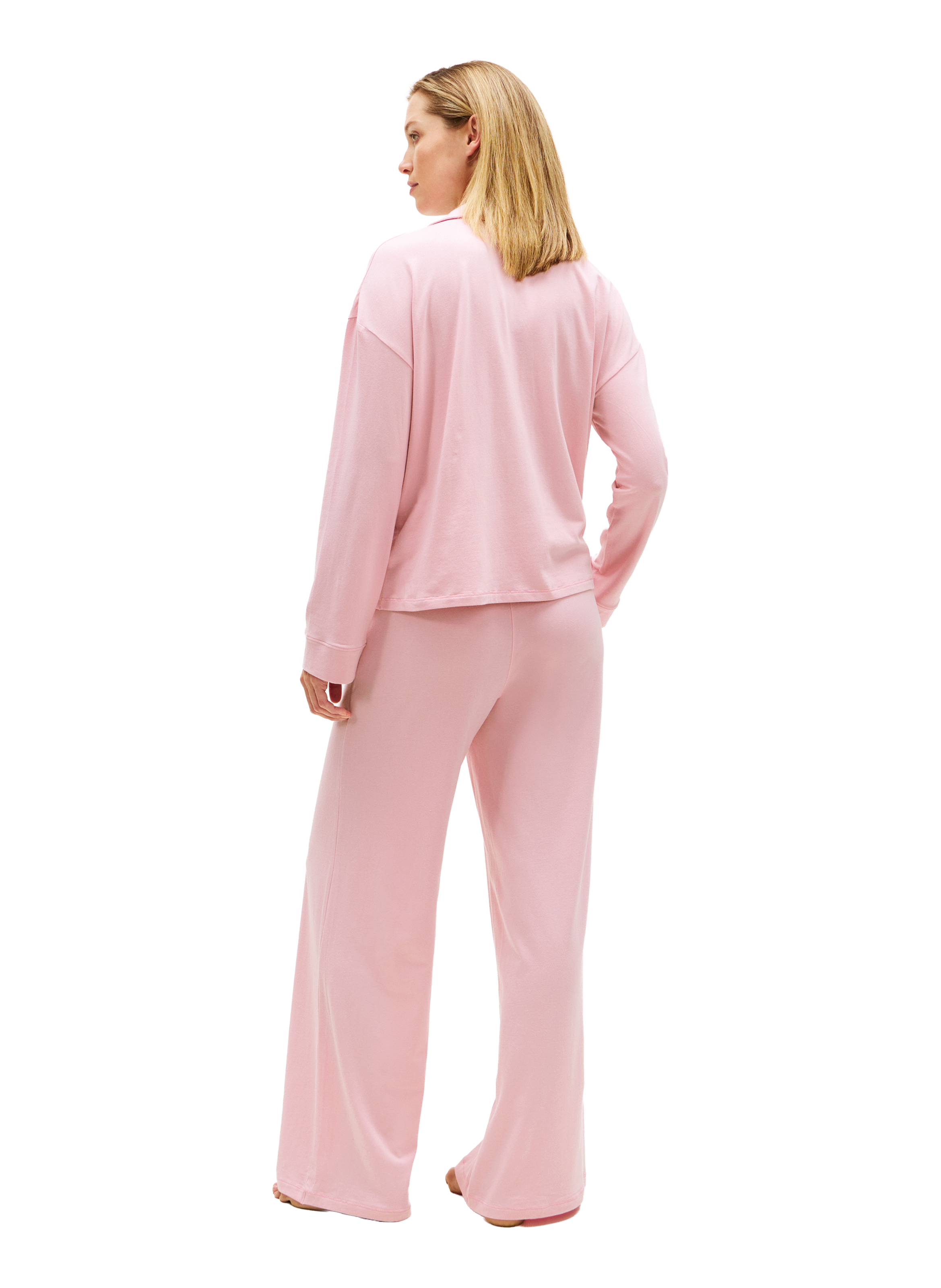 Cotton blend pajama shirt TOMMY HILFIGER Pink