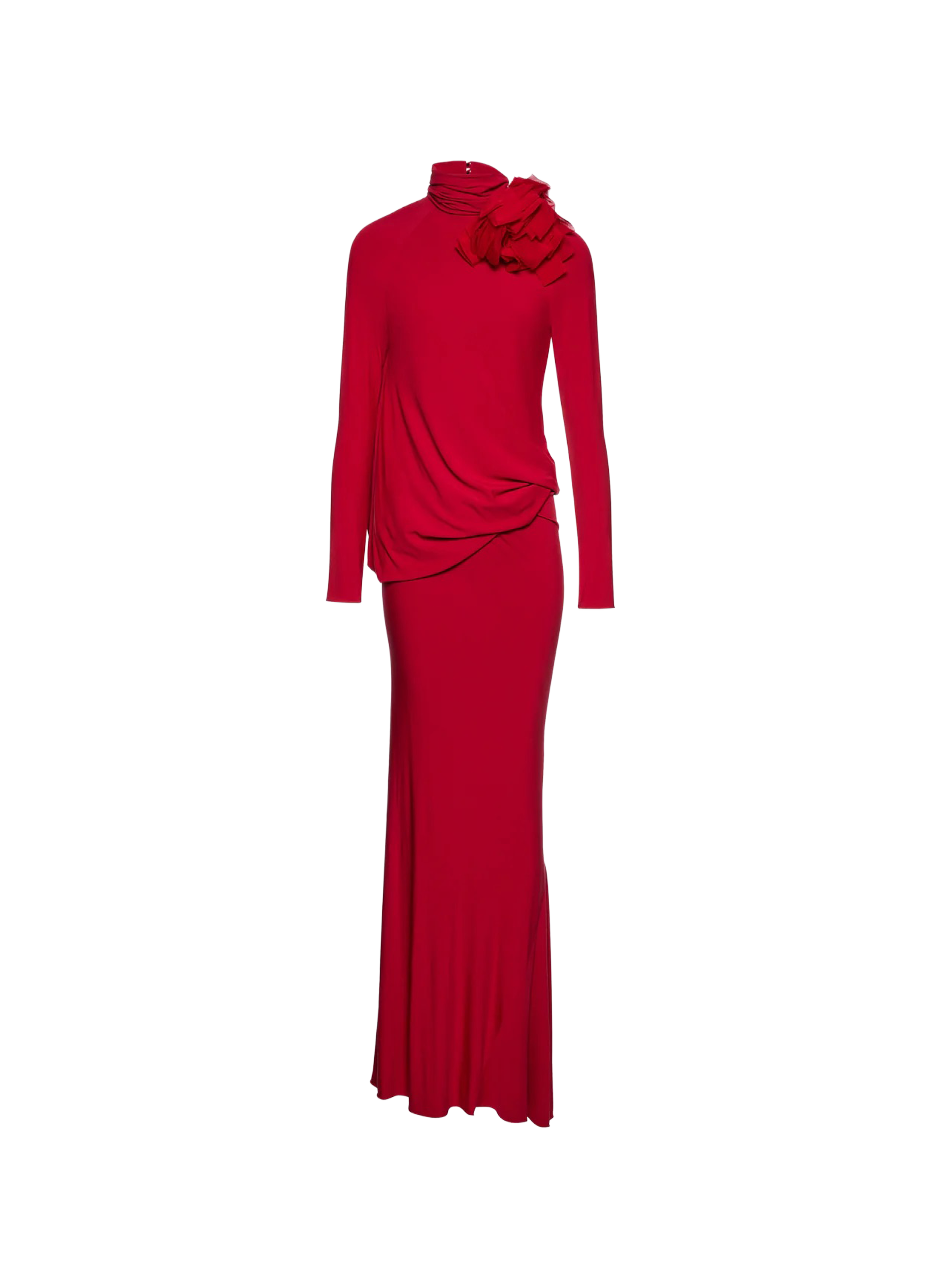 Robe longue rouge à dos nu MAGDA BUTRYM Rouge