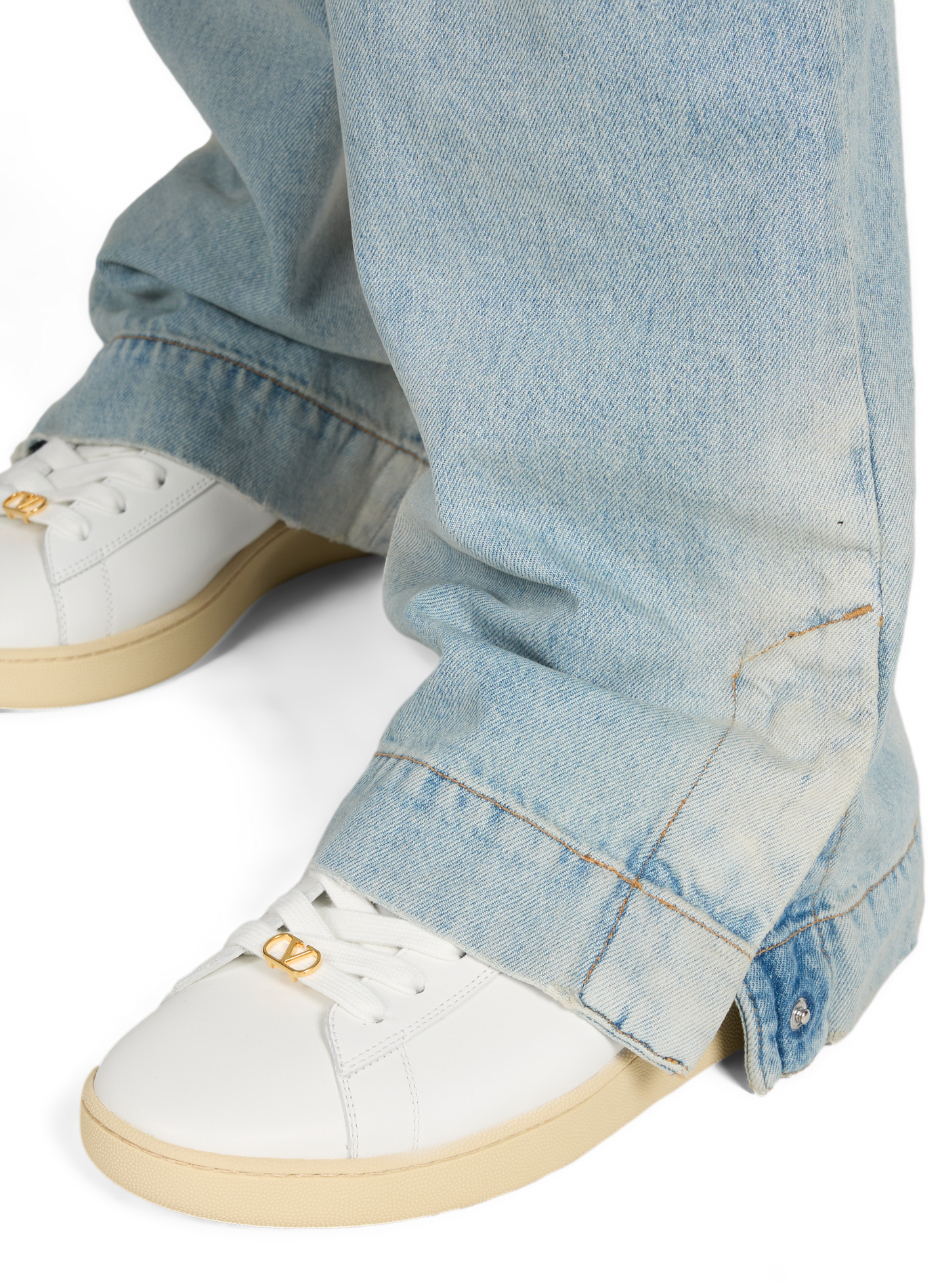 Jean droit MX1 en coton  AMIRI Bleu