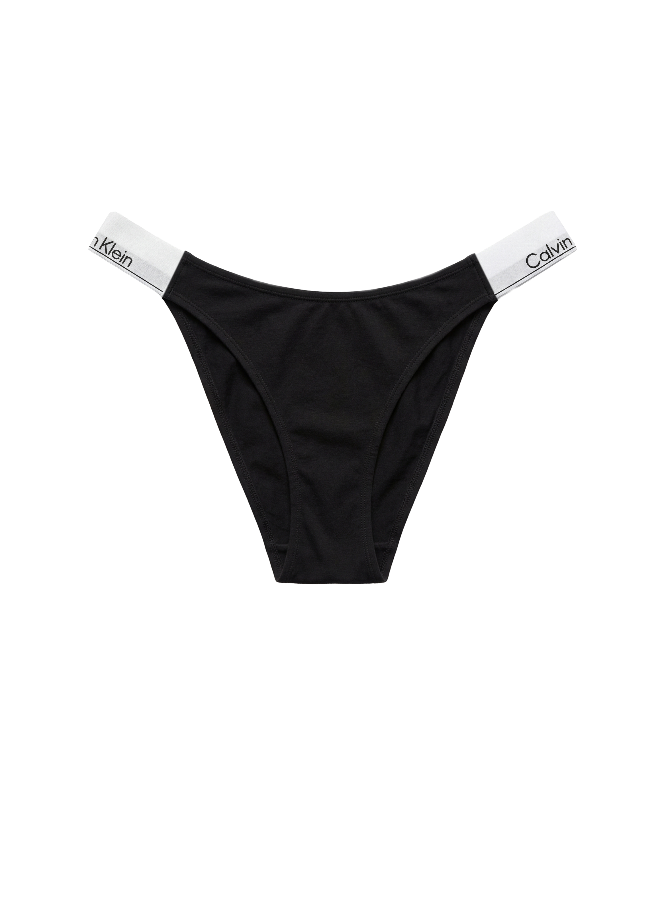 Logo cotton blend culottes CALVIN KLEIN Black