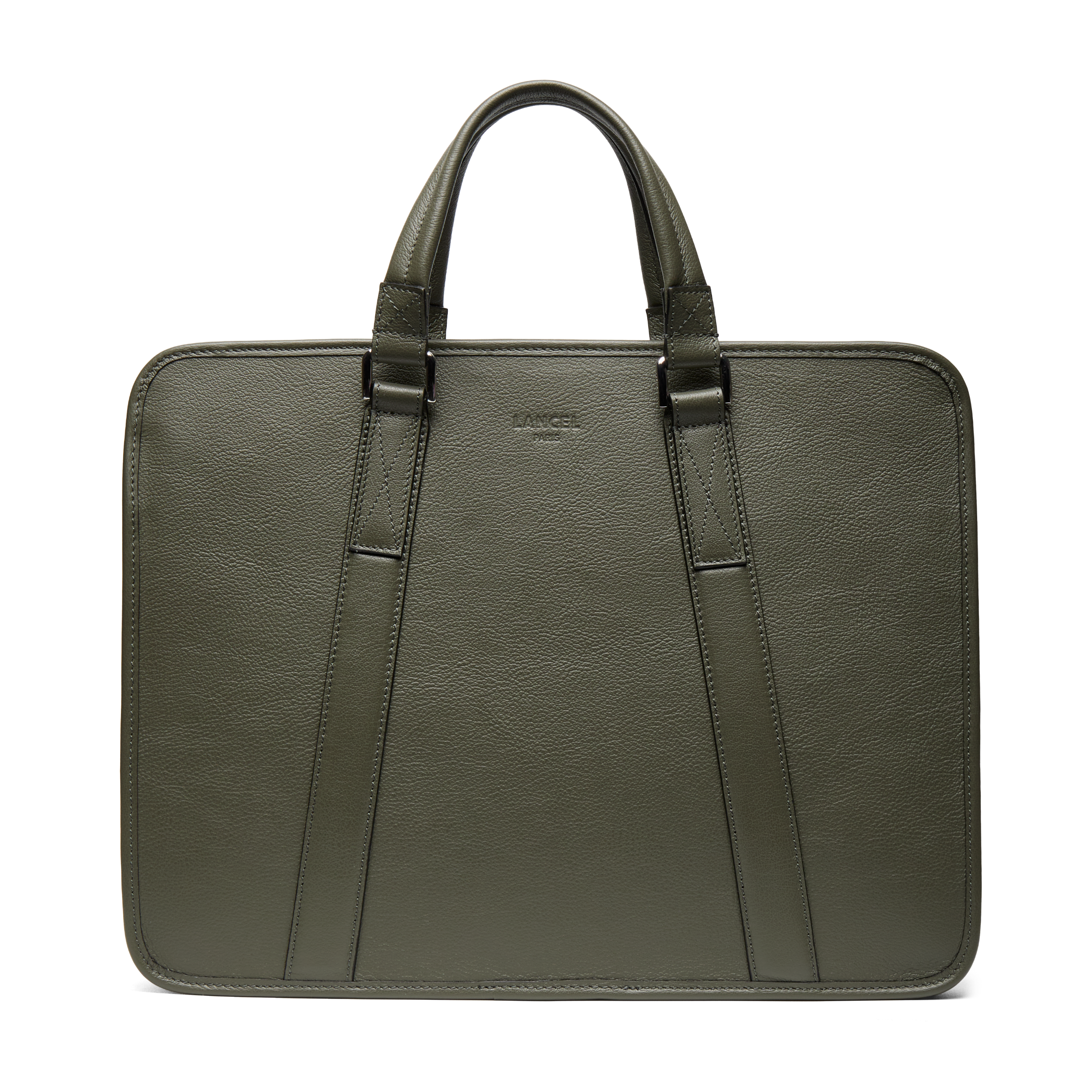 Porte-documents zippé 14" mistral de lancel en cuir LANCEL Gris