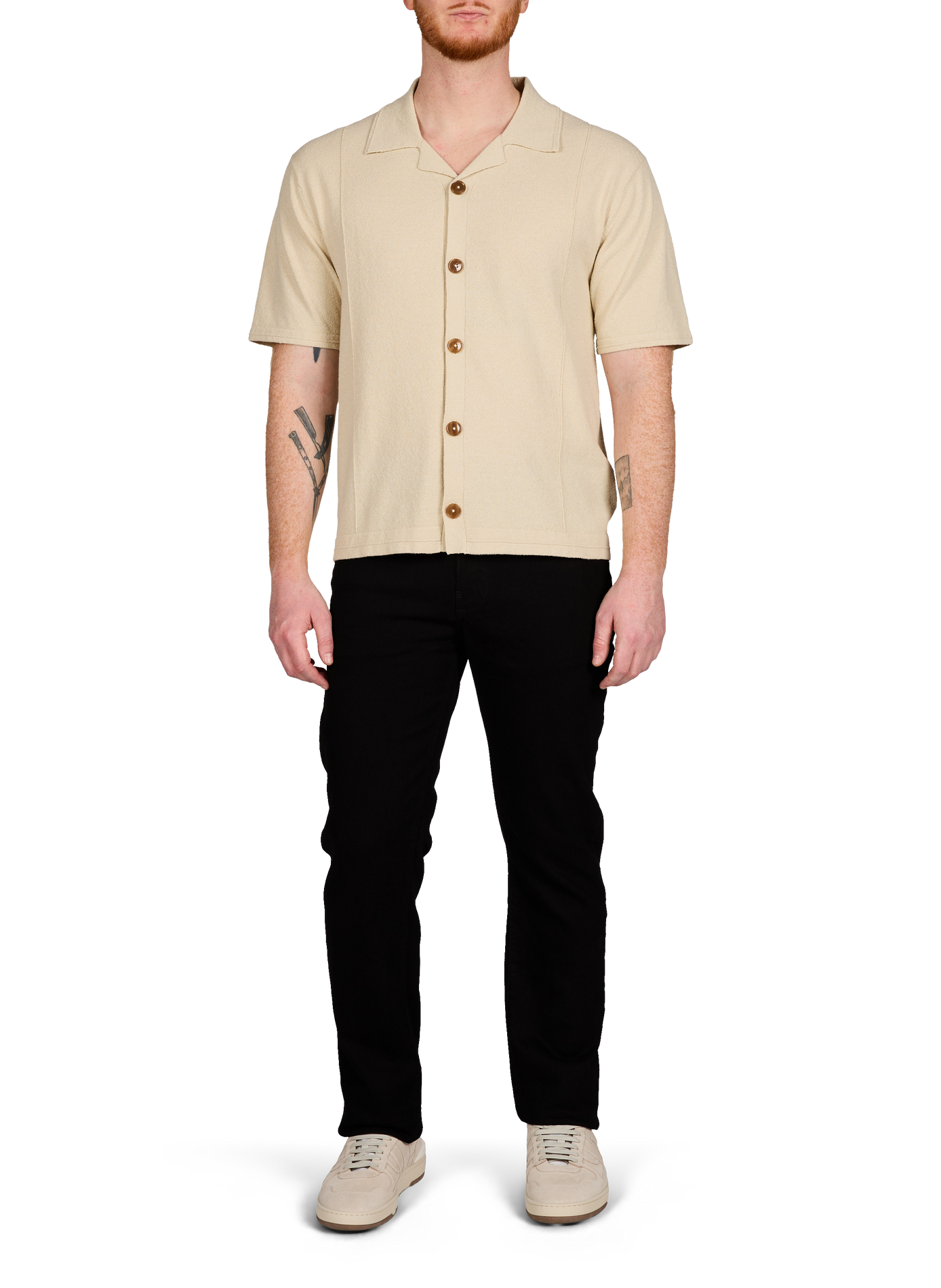 Cotton slim-fit jeans NOTIFY Black